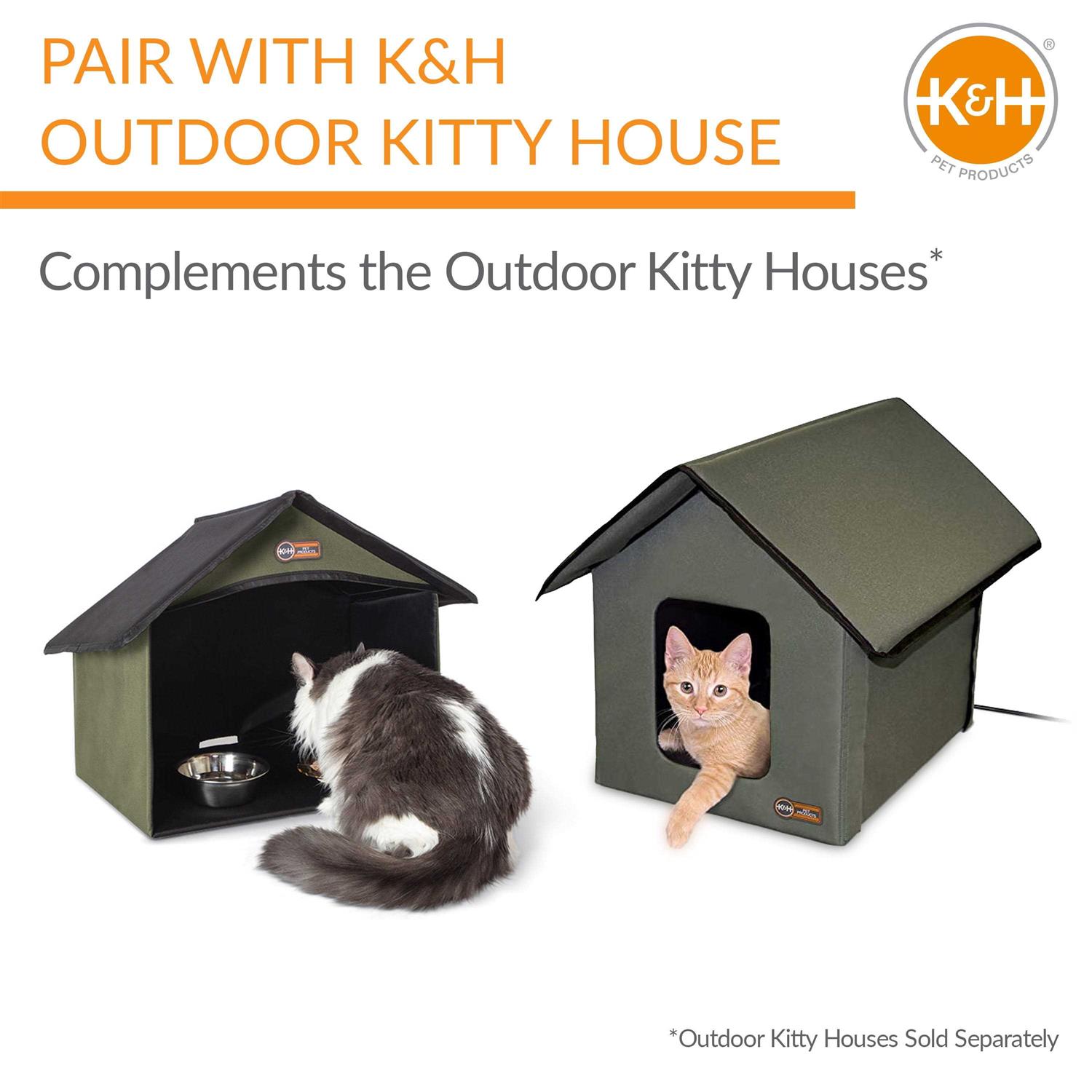 K&H Pet Products Outdoor Kitty Dining Room - Healthber