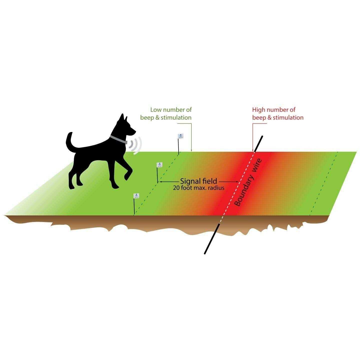 Extreme Dog Fence Electric Dog Fence Boundary Flags - Healthber