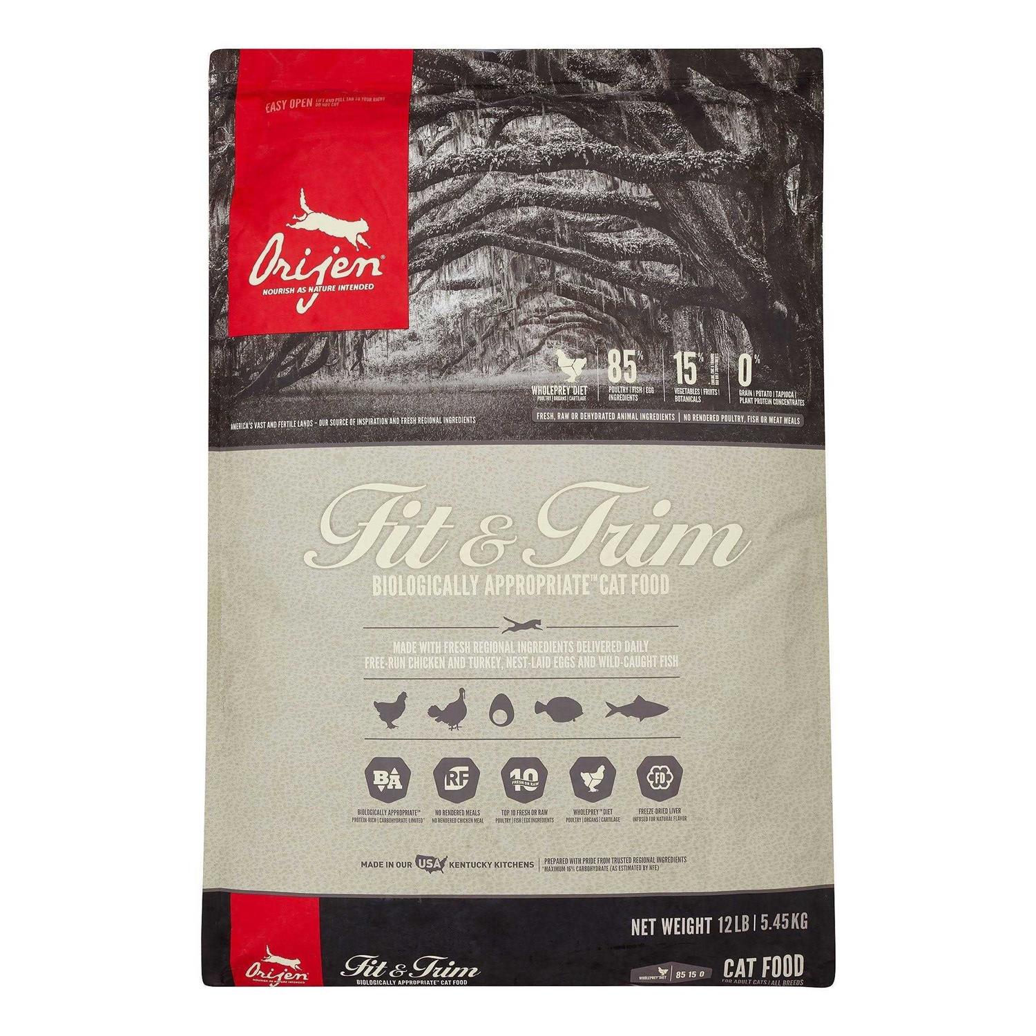 Orijen Fit Trim Cat Dry Food - Healthber
