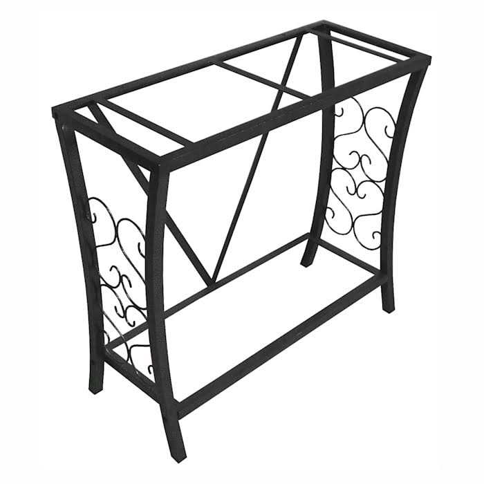 Aquatic Fundamentals Black Scroll Aquarium Stand - Healthber