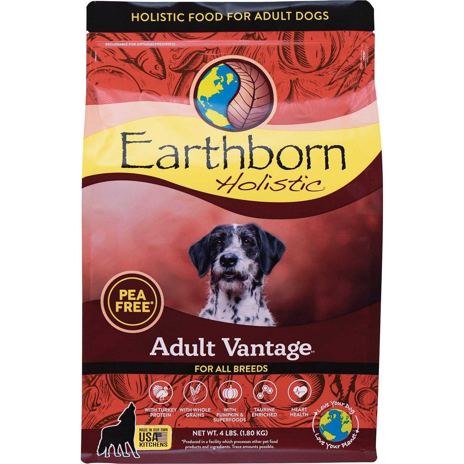 Earthborn Holistic Adult Vantage Dog Food - Healthber