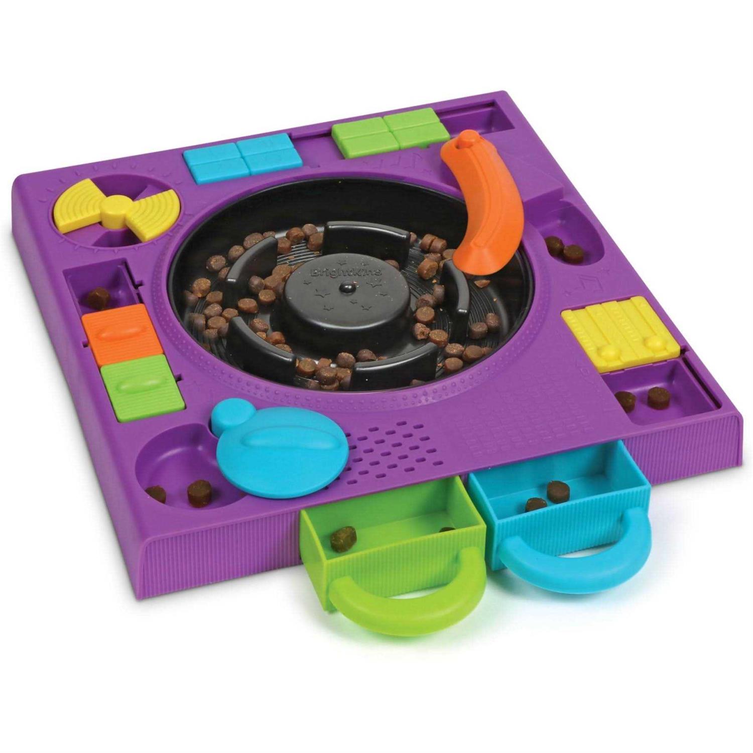 Brightkins DJ Doggo Puzzle Feeder Dog Toy - Healthber
