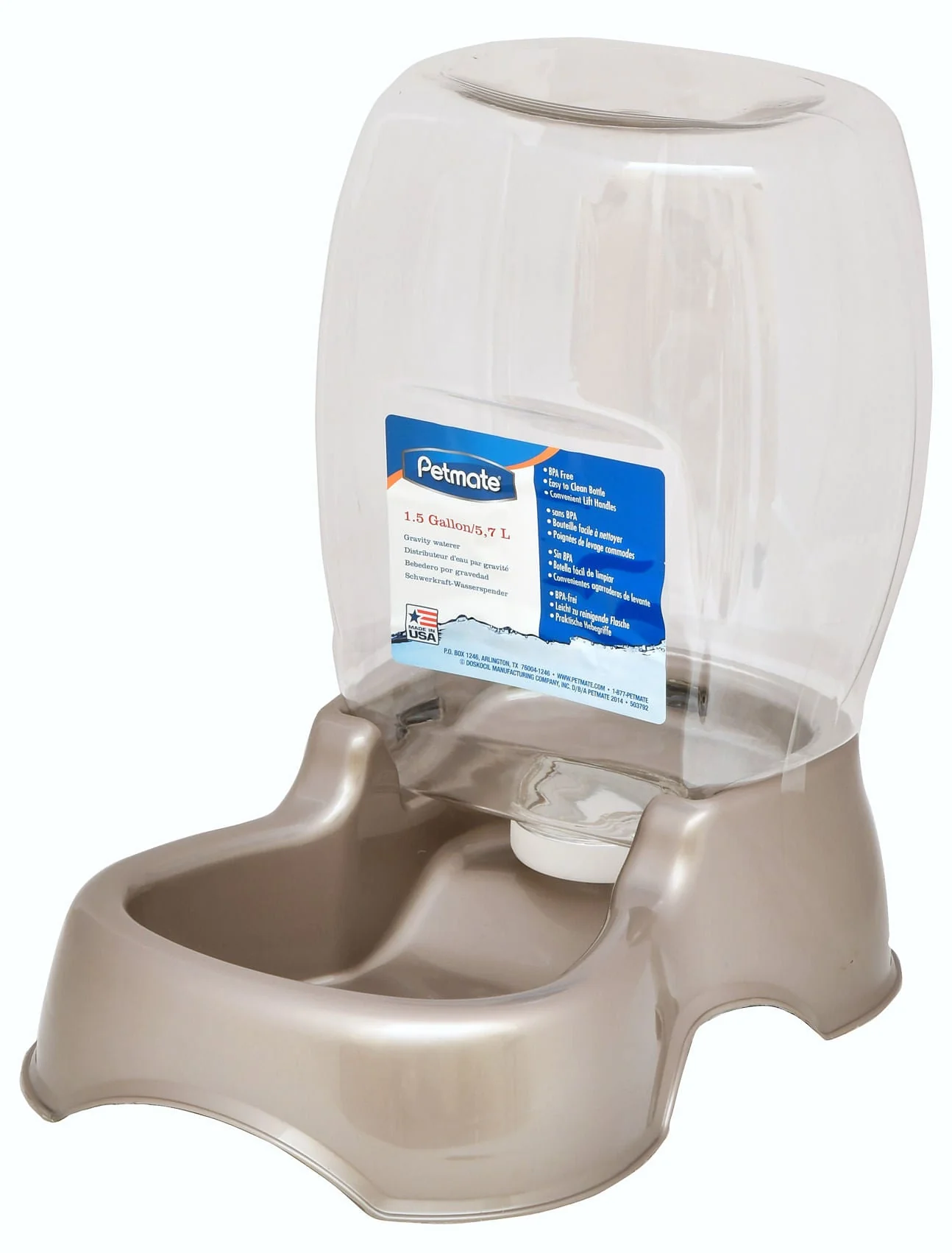 Petmate 3 Gallon Pet Cafe Waterer - Healthber