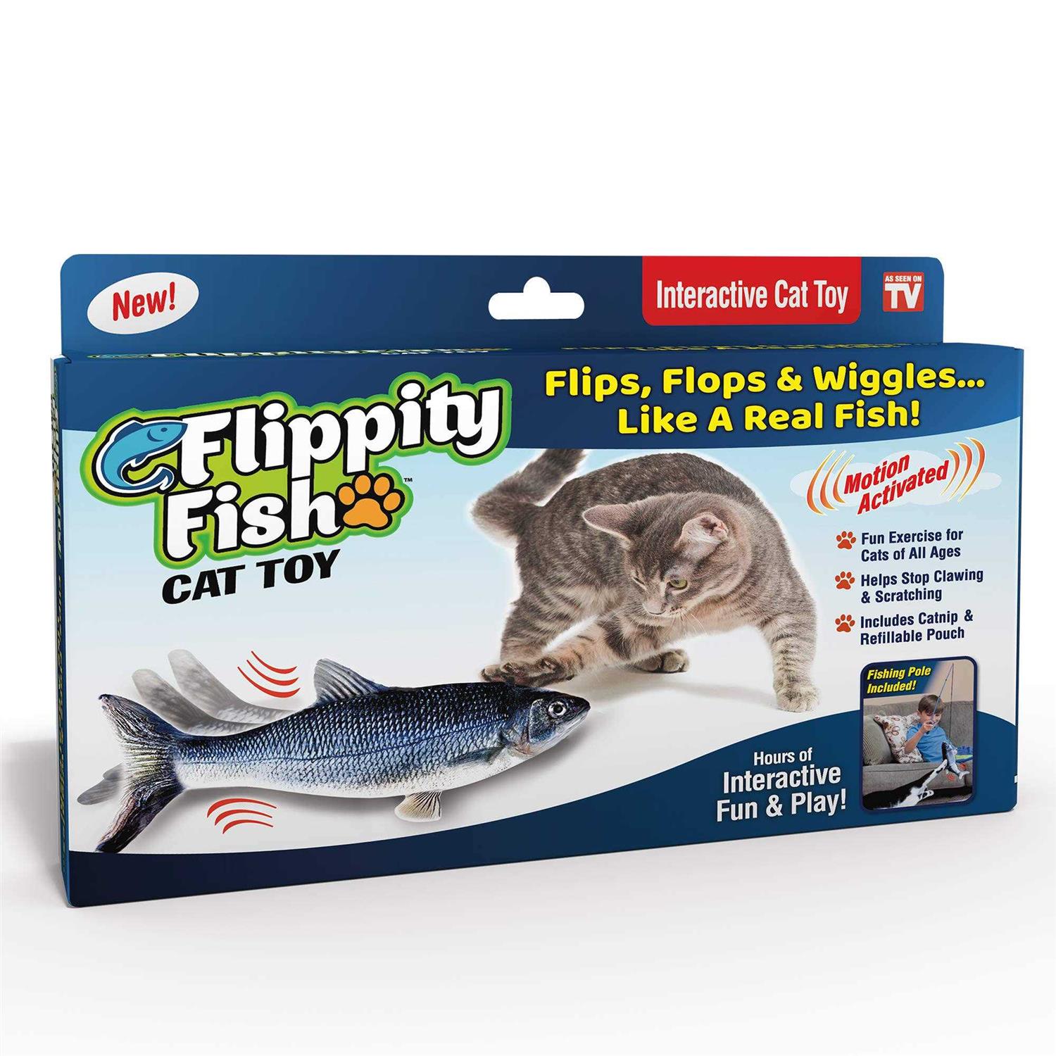 Flippity Fish Cat Toy - Healthber