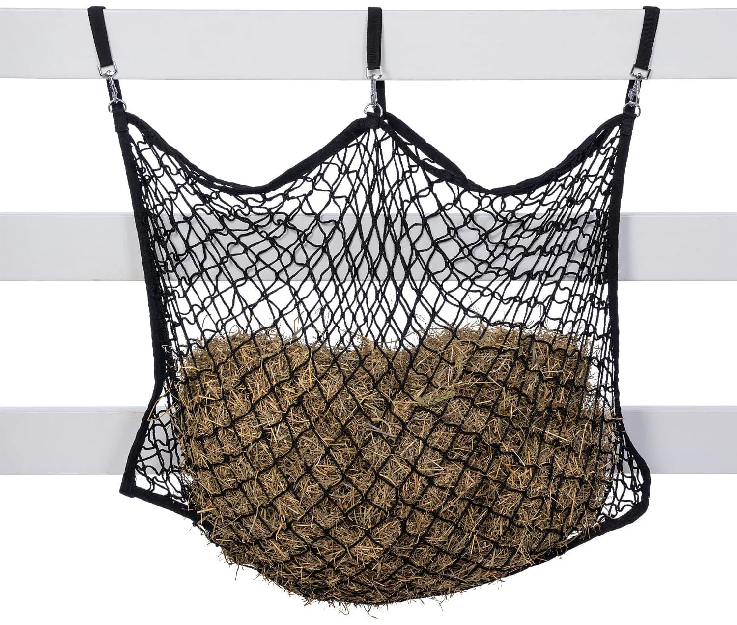 Fence Slow-Feeder Hay Net for Horses, 2x2 - Healthber