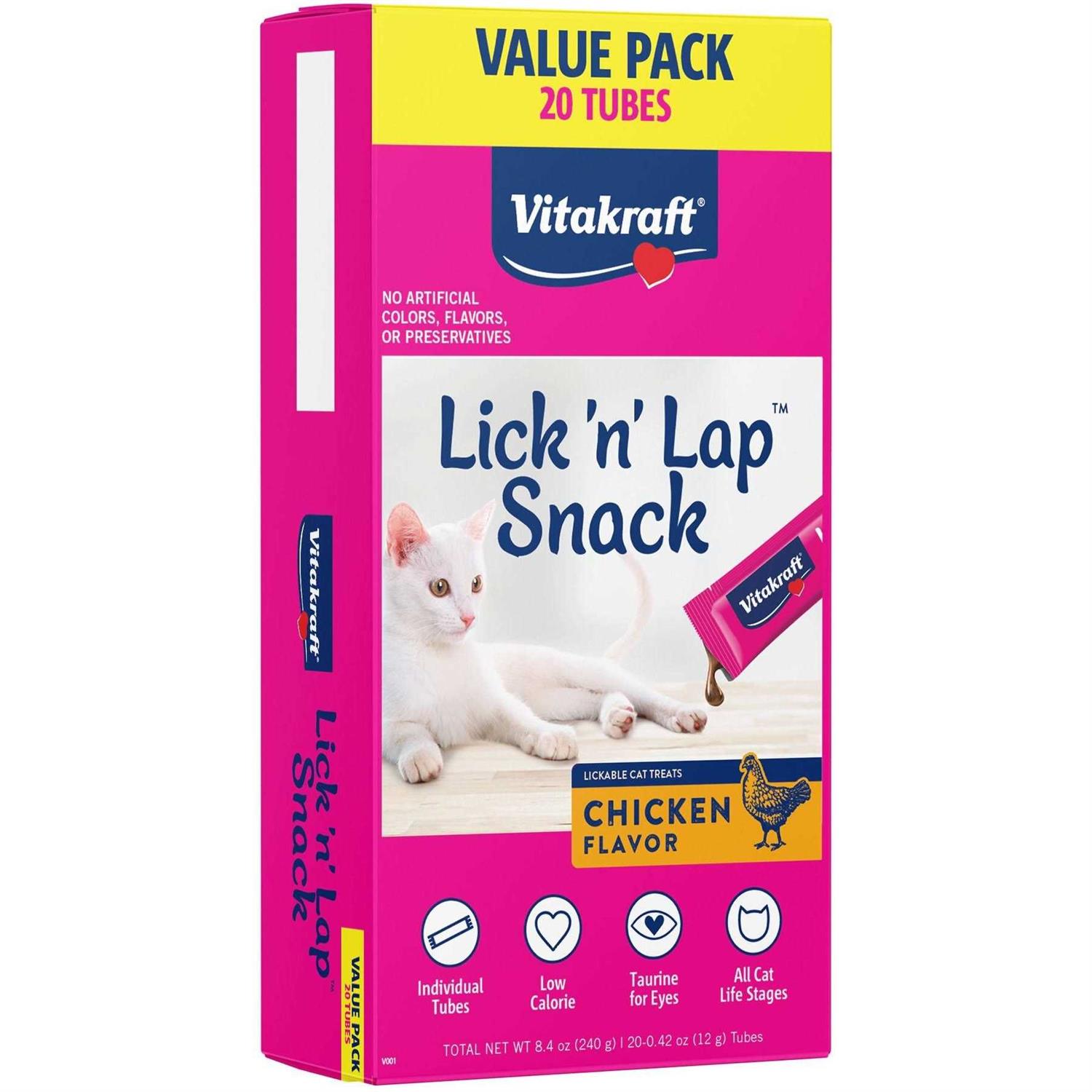 Vitakraft Lick N Lap Snack Cat Treat - Healthber
