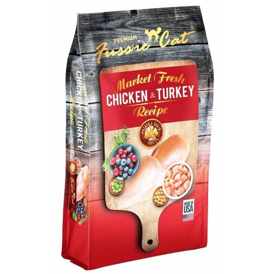 Fussie Cat Dry Cat Food Market Fresh Chicken Turkey - Healthber
