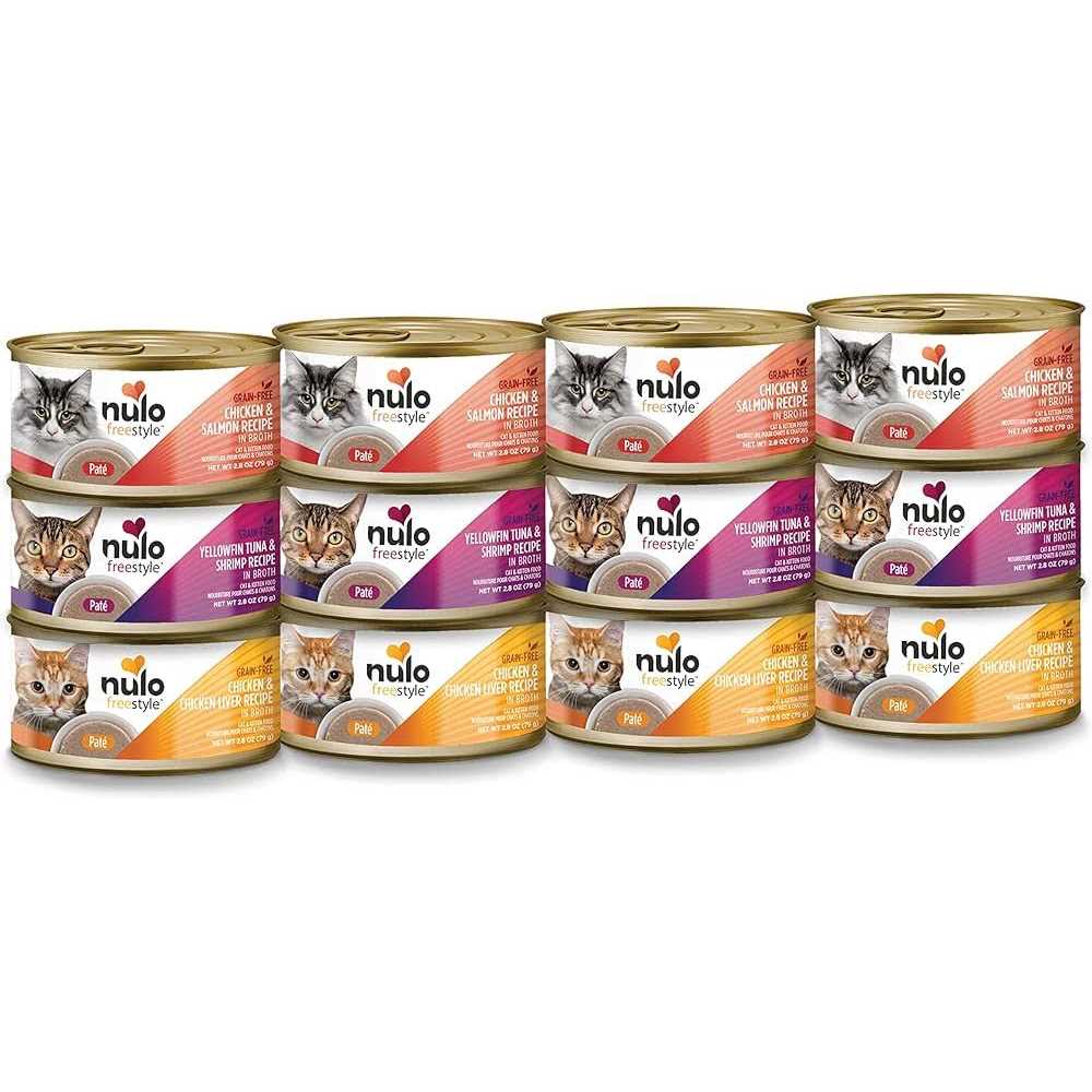 Nulo Freestyle Cat & Kitten Grain-Free Pate Variety Pack Cat Food - Healthber