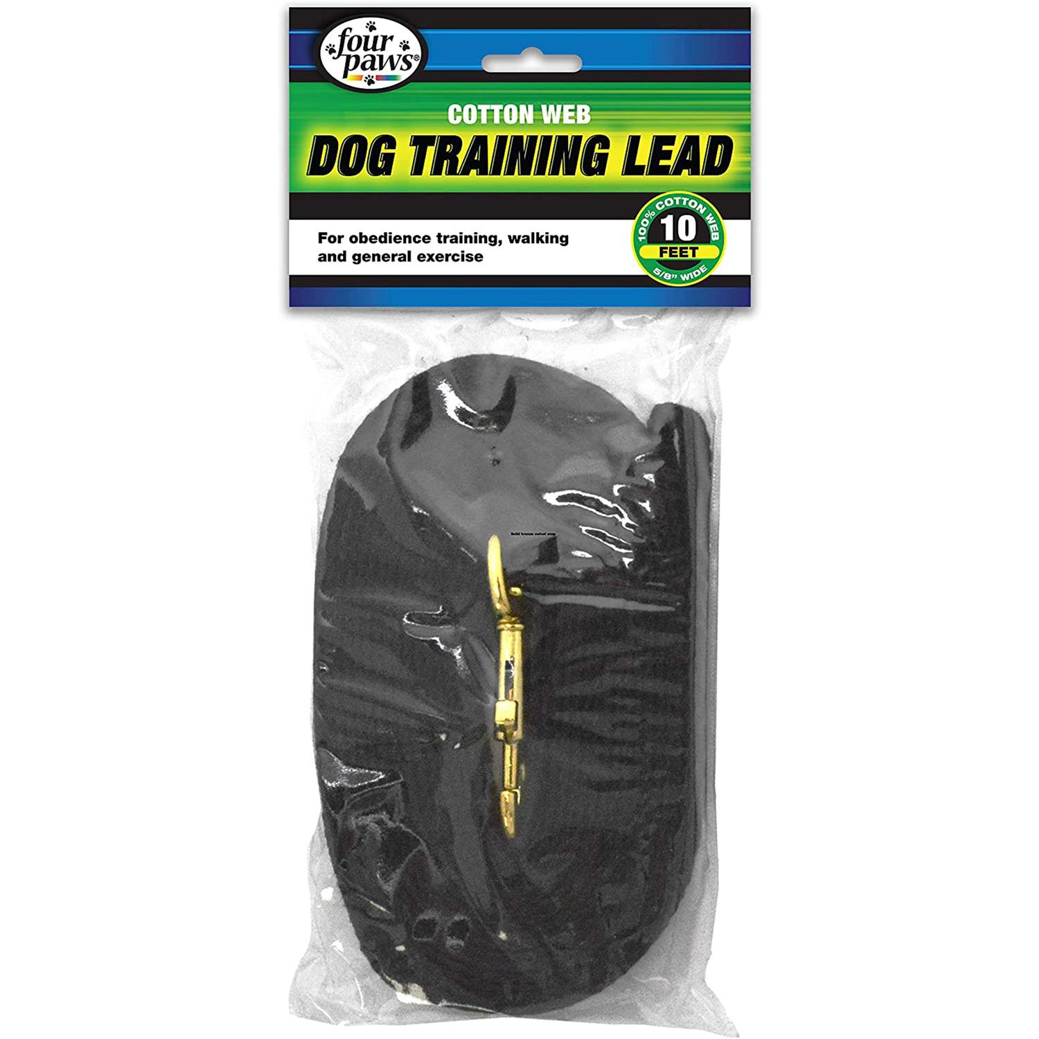 Four Paws Cotton Web Dog Training Lead - Healthber