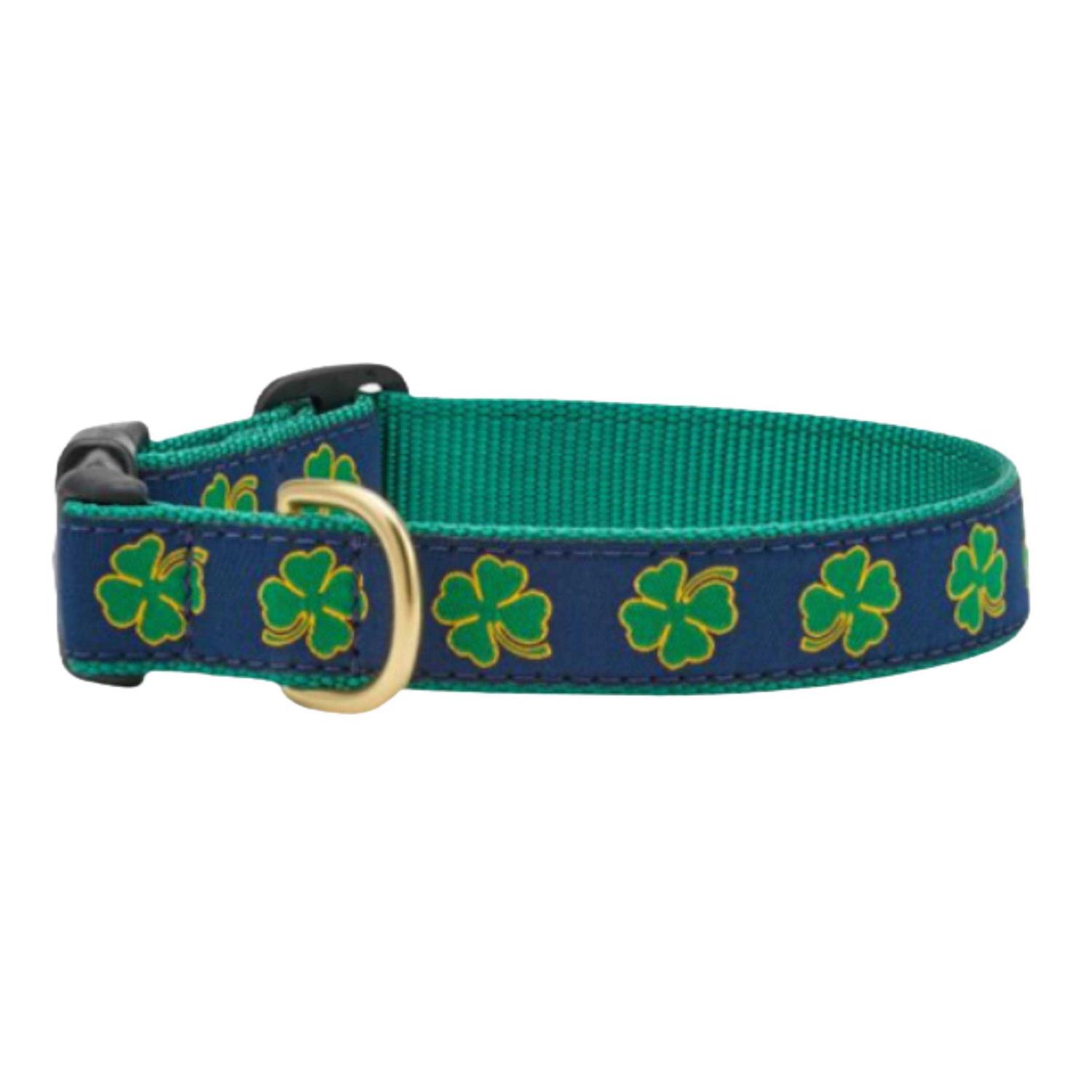 Up Country Dog Collar Shamrock Wide - Healthber