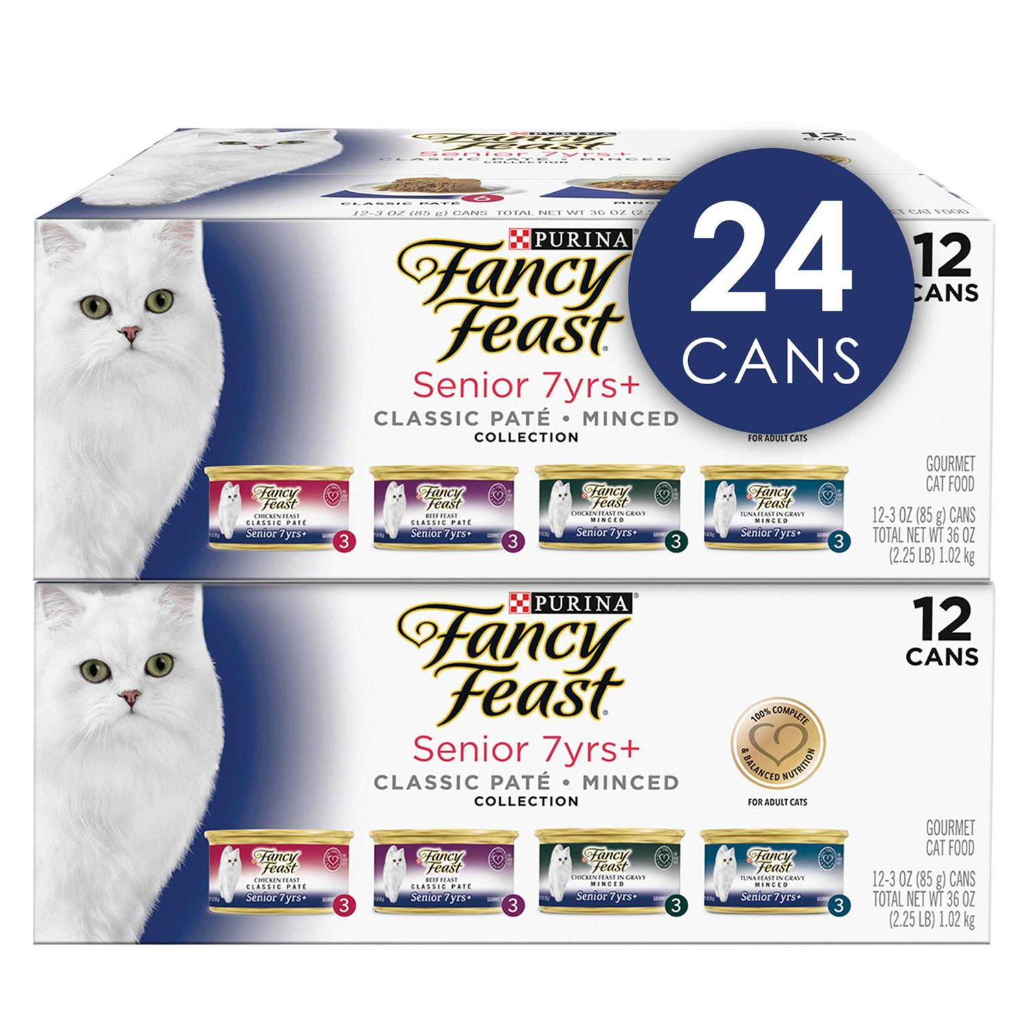Purina Fancy Feast High Protein Senior Wet Cat Food Variety Pack - Healthber