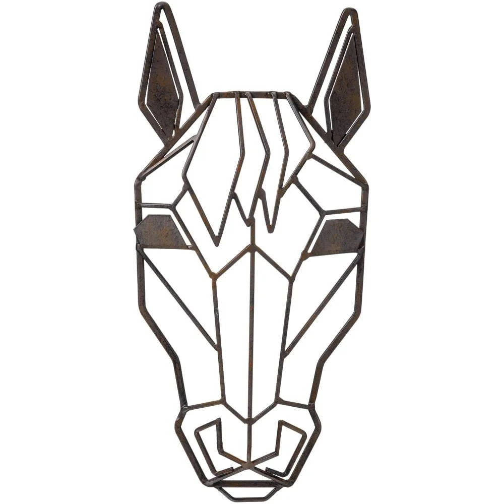 3D Metal Horse Wall Hanging - Healthber