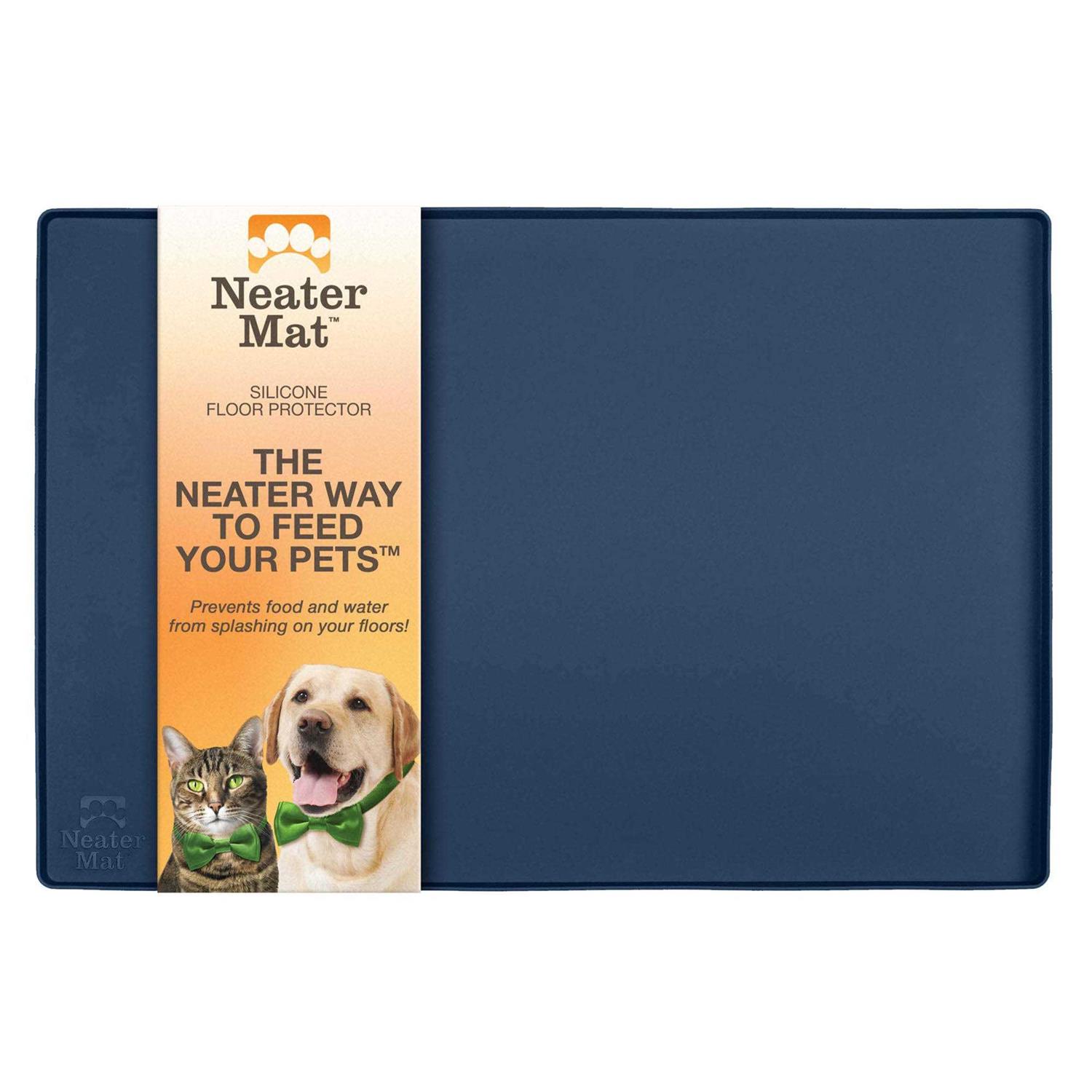Neater Pet Brands Neater Mat Waterproof Silicone Pet Bowls Mat - Healthber