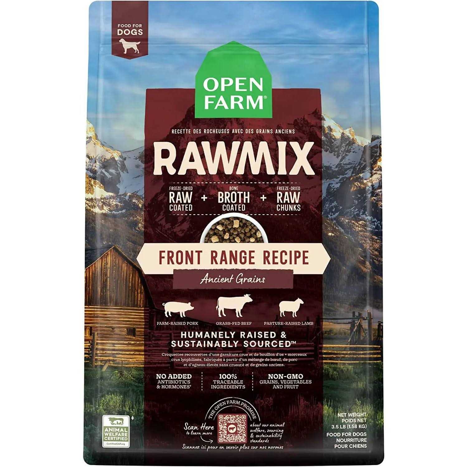 Open Farm RawMix Ancient Grains Front Range Dry Dog Food - Healthber