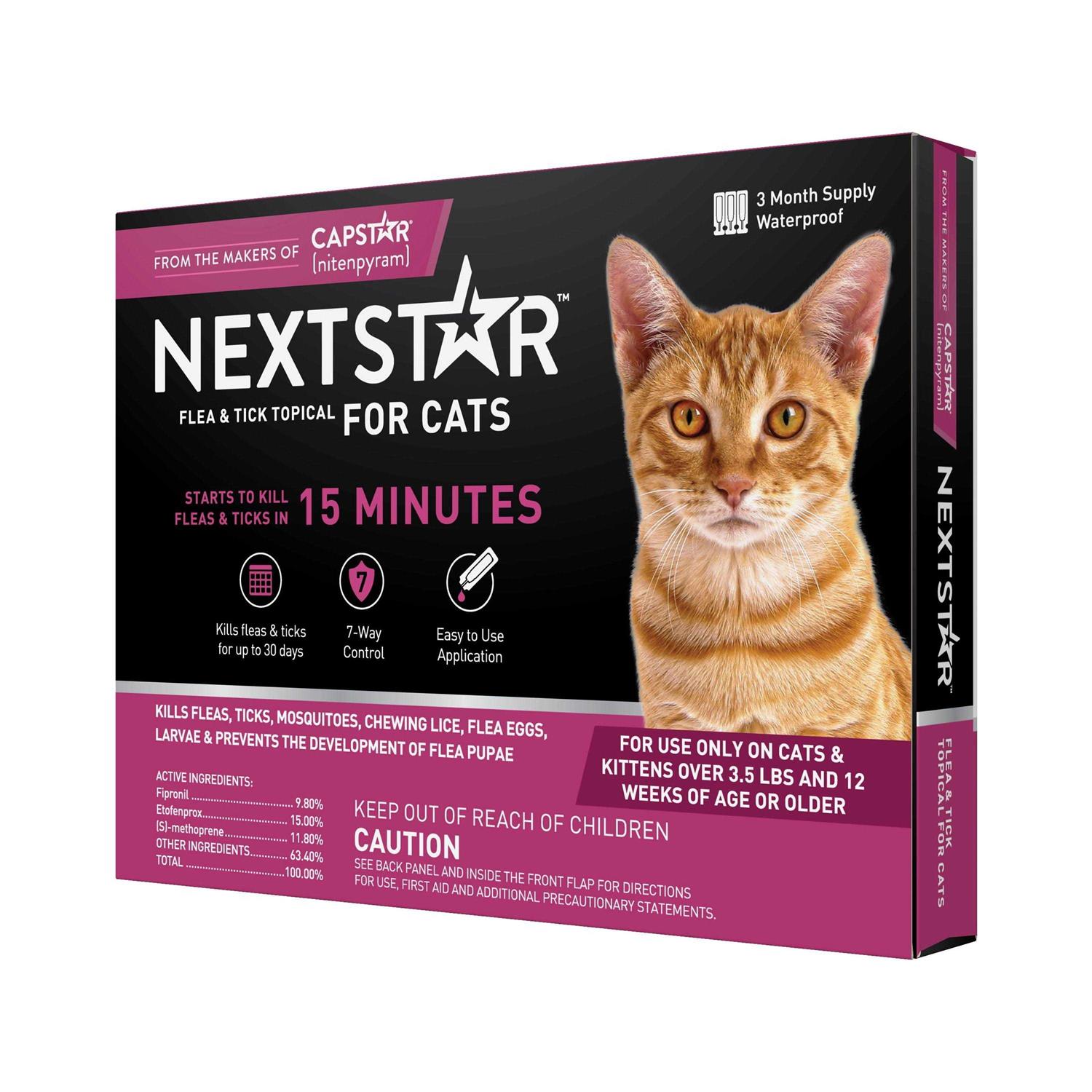 Nextstar Flea and Tick Topical for Cats - Healthber