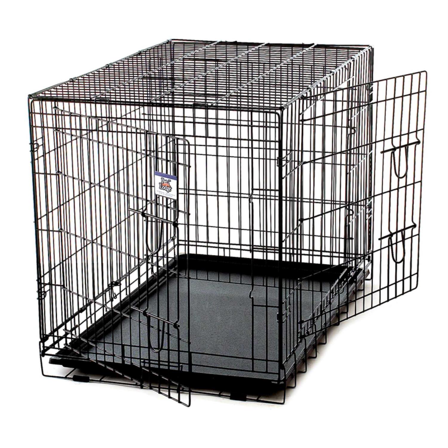 Pet Lodge Double Door Wire Dog Crate - Healthber