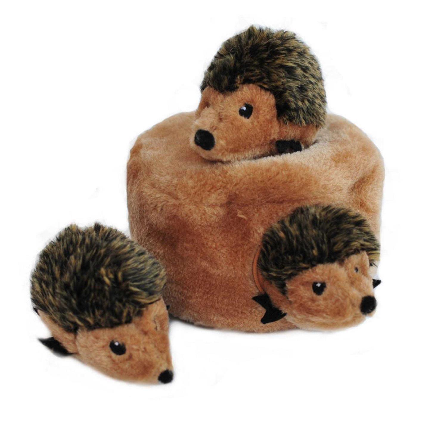 ZippyPaws Zippy Burrow Dog Toy Hedgehog Den - Healthber
