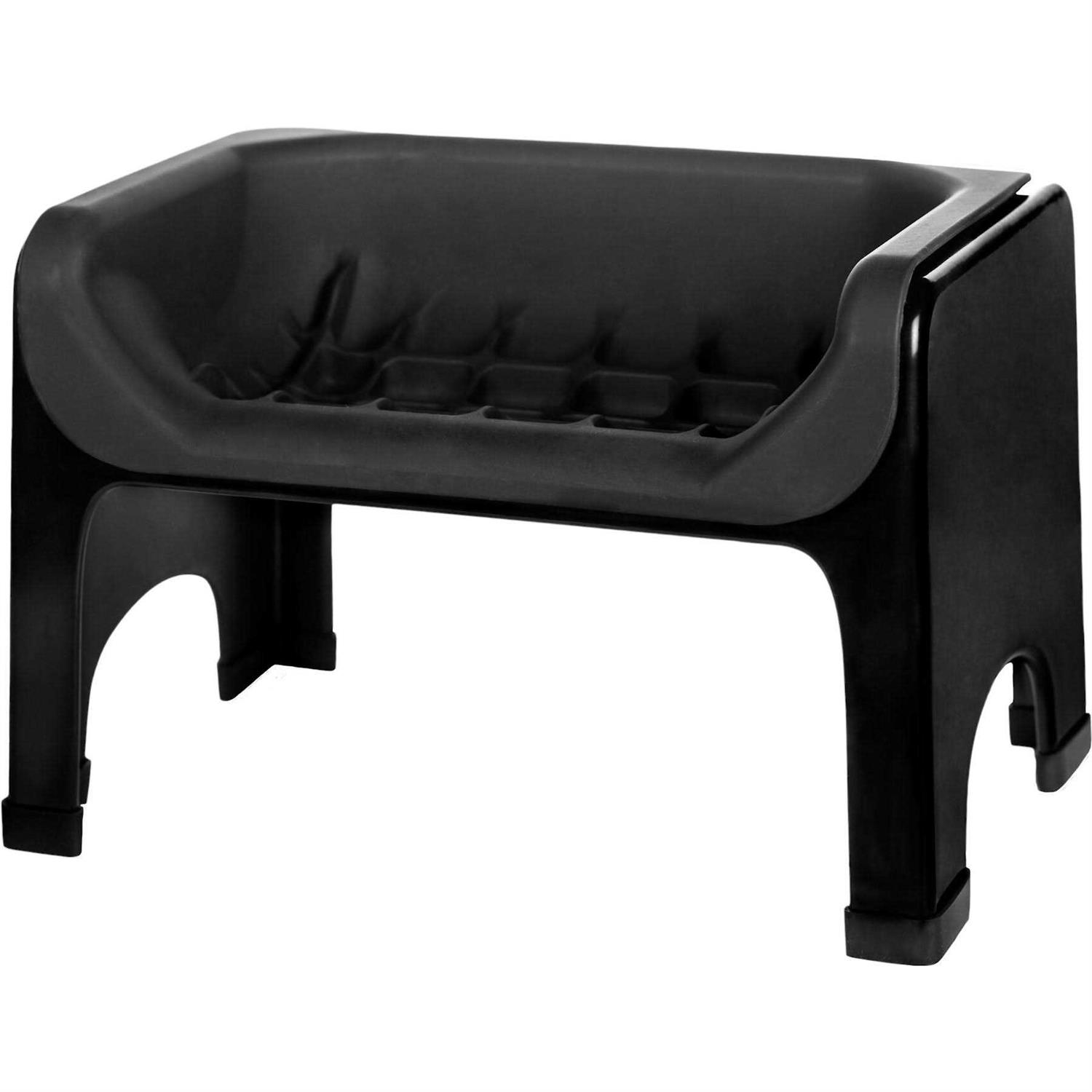 Fluff Trough Binge Blocker Elevated Dog & Cat Slow Feeder - Healthber