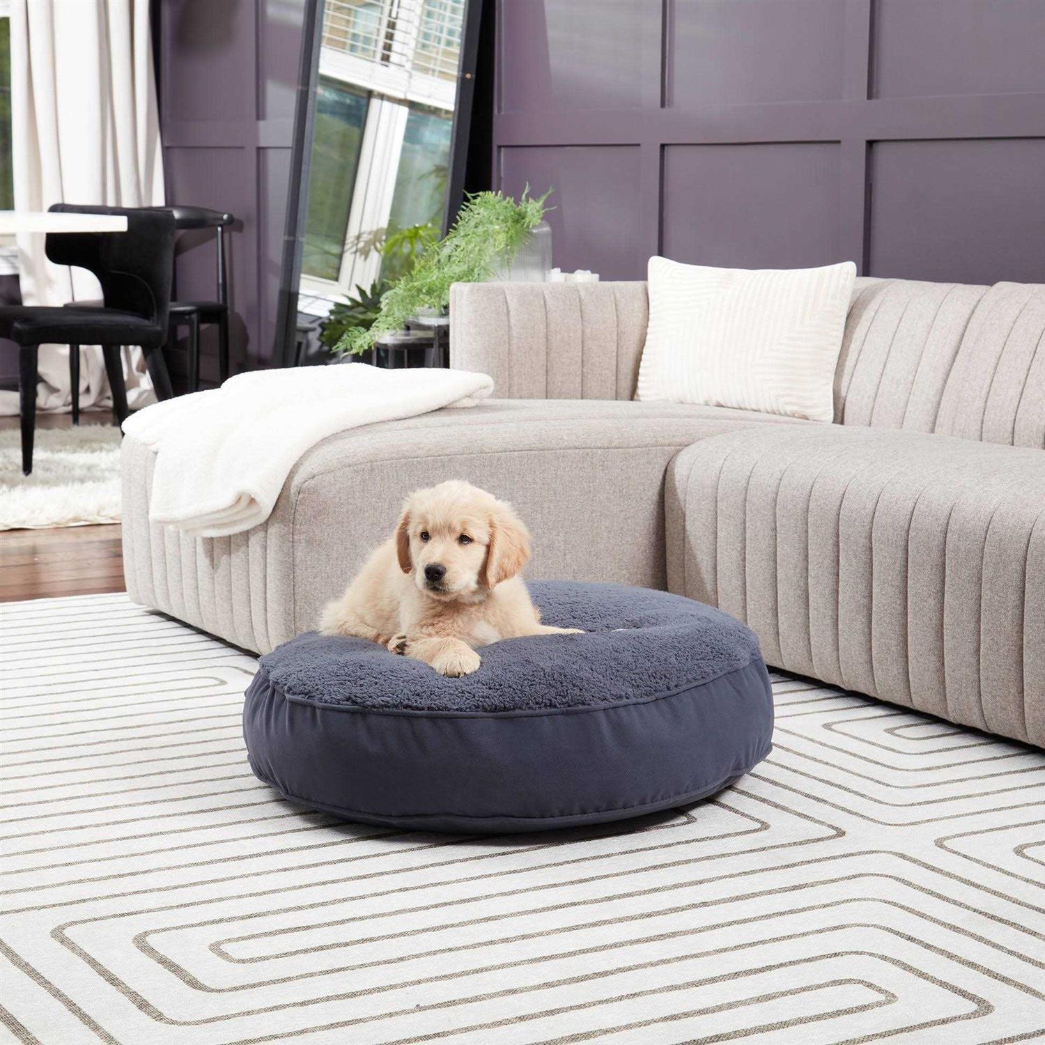 Happy Hounds Scout Deluxe Round Dog Bed - Healthber