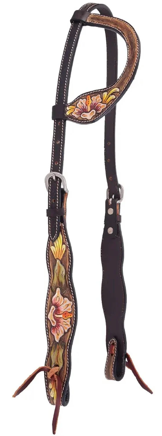 Circle Y Texas Grace One Ear Headstall, Full - Healthber