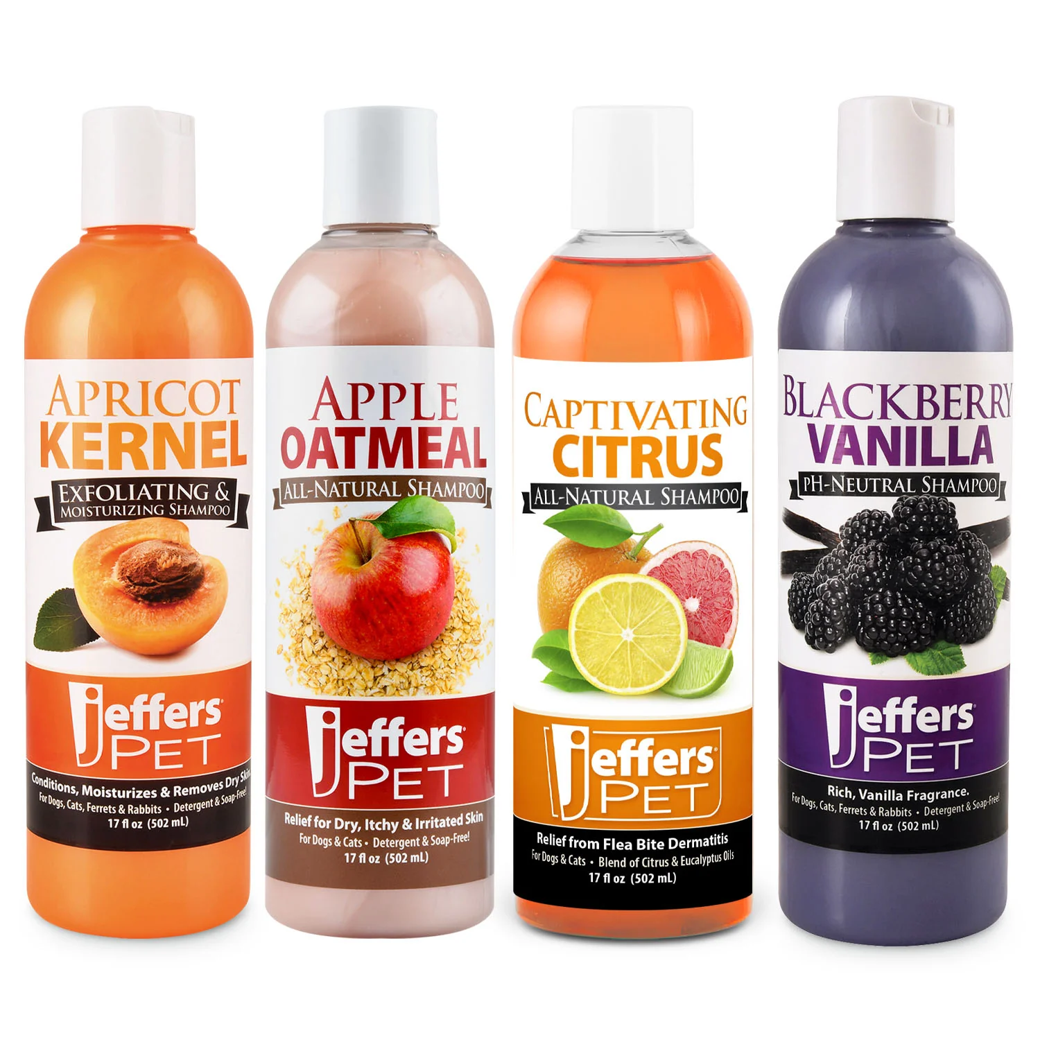 Fruity Pup Shampoos, 4 Piece Kit - Healthber