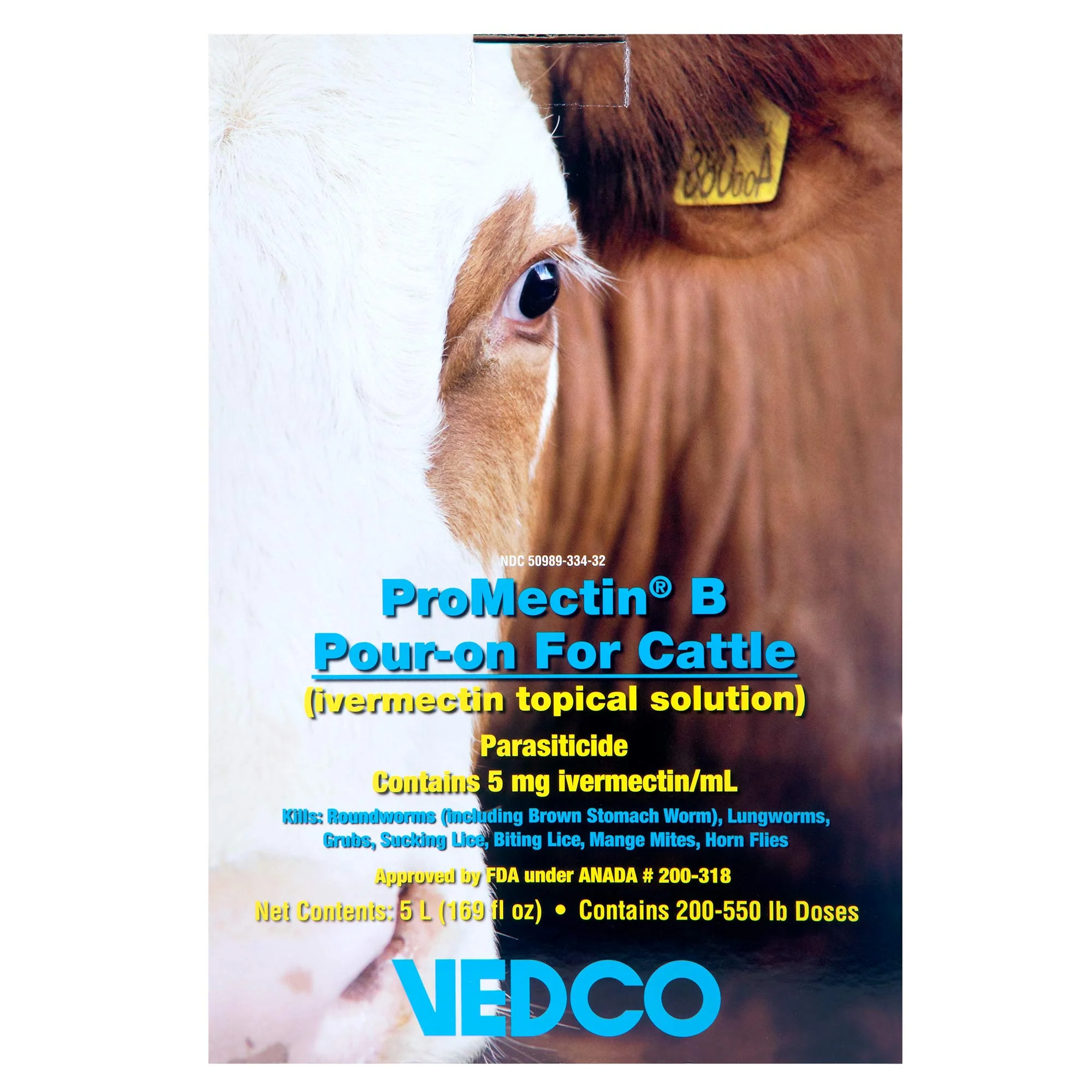 ProMectin B Pour-On Parasiticide, 5 L - Healthber