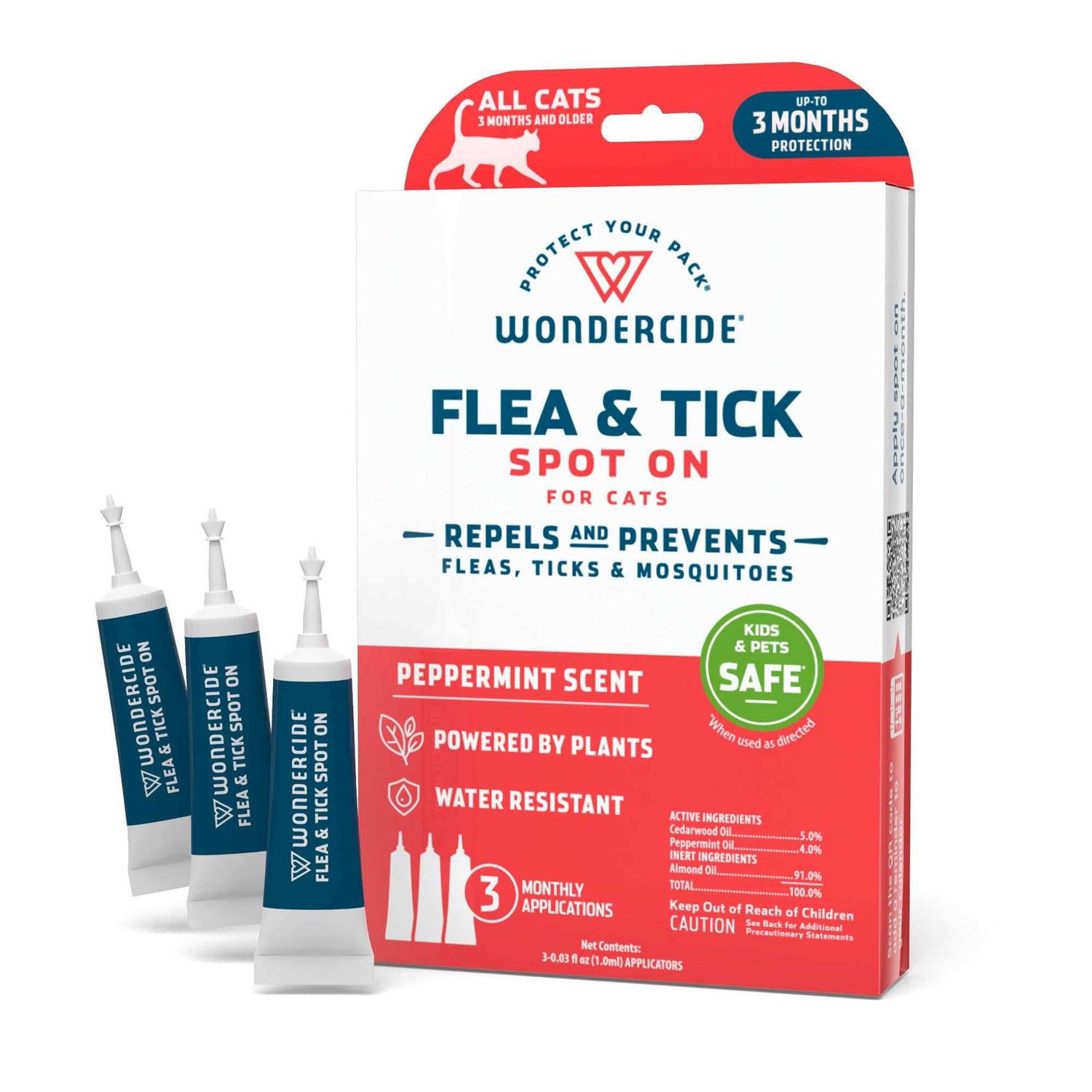 Wondercide Flea & Tick Spot On for Cats - Healthber