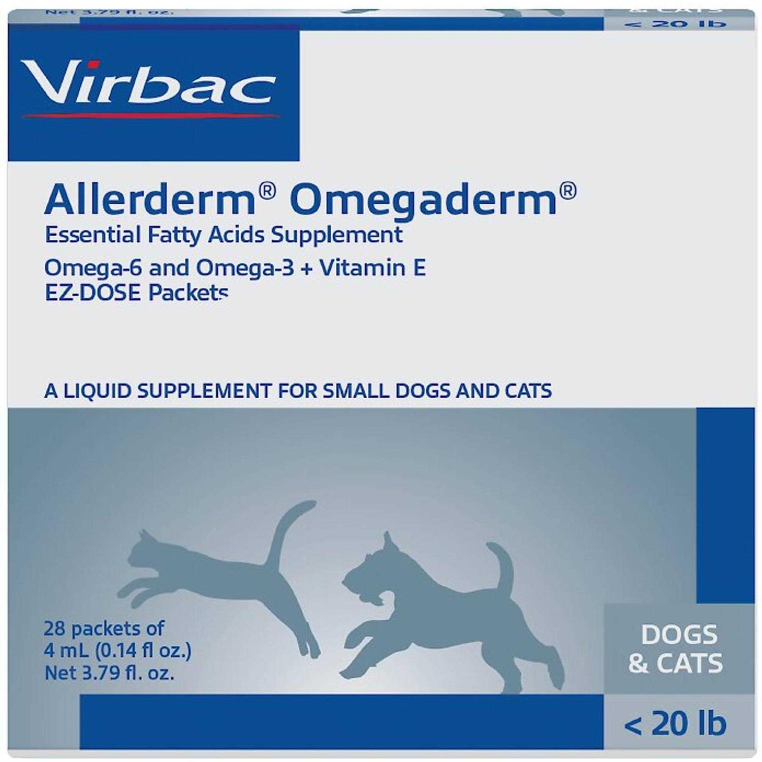Allerderm Omegaderm for Cats & Dogs Under 20 lbs - Healthber