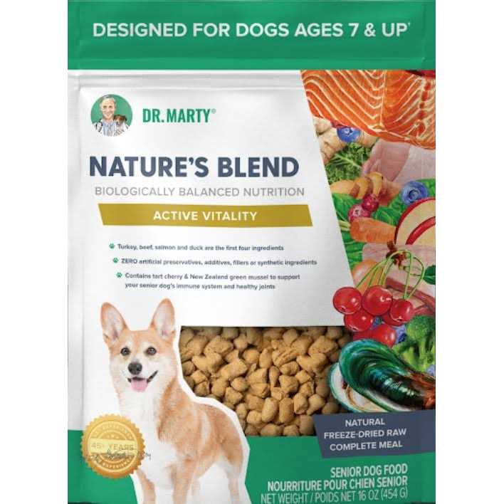 Dr. Marty Nature’s Blend Active Vitality Freeze Dried Raw Dog Food - Healthber