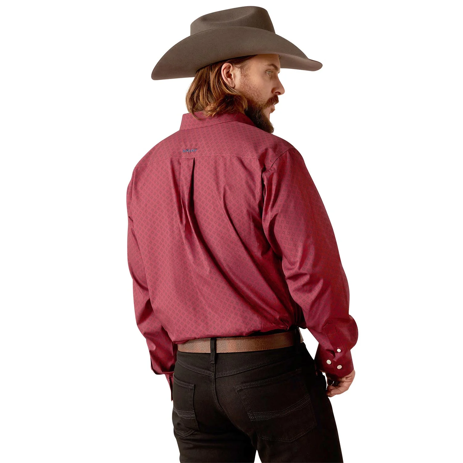 Ariat Men's Wrinkle Free Issac Longsleeve Shirt - Healthber