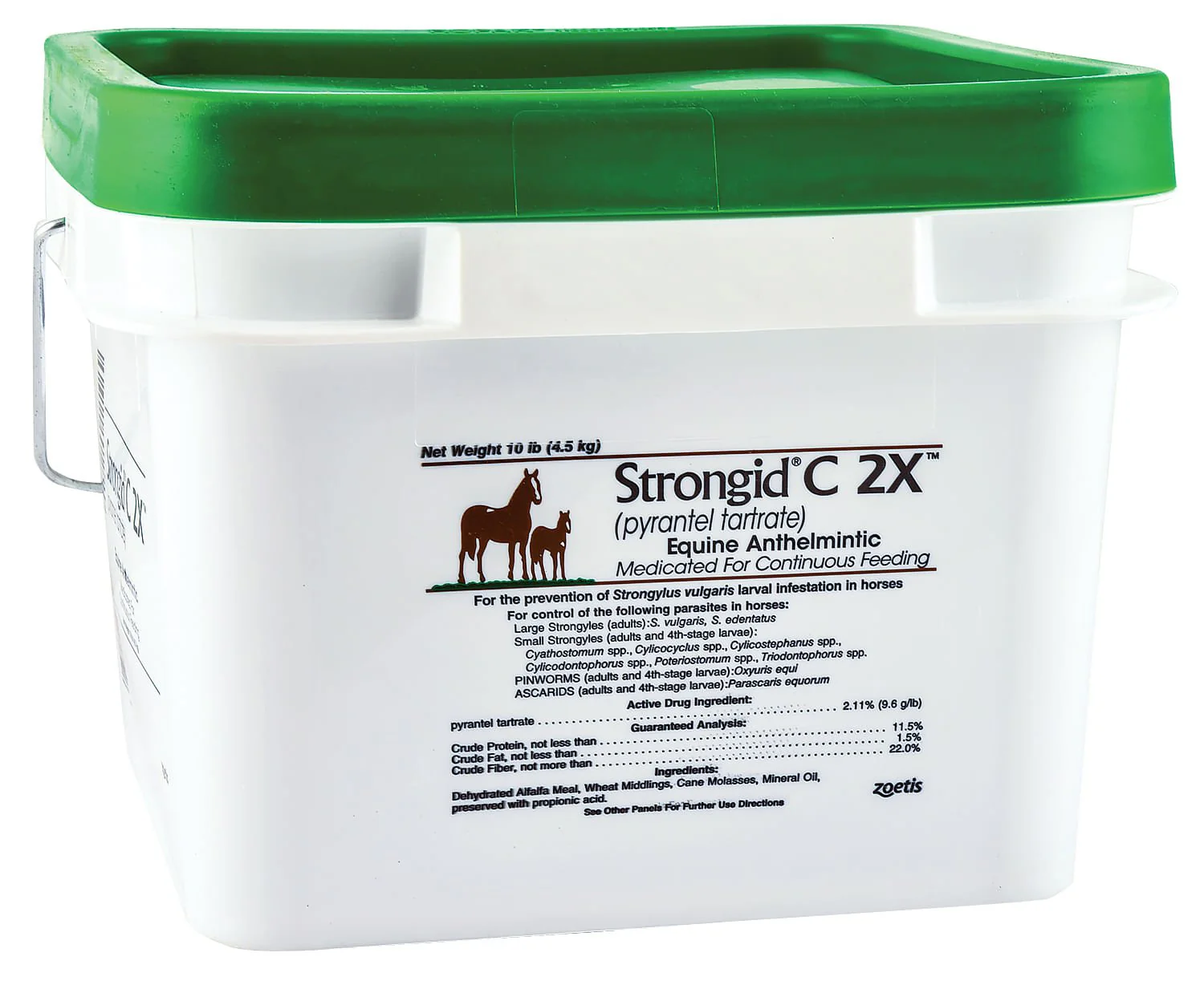 Strongid C 2X  Concentrated Daily Equine Anthelmintic - Healthber