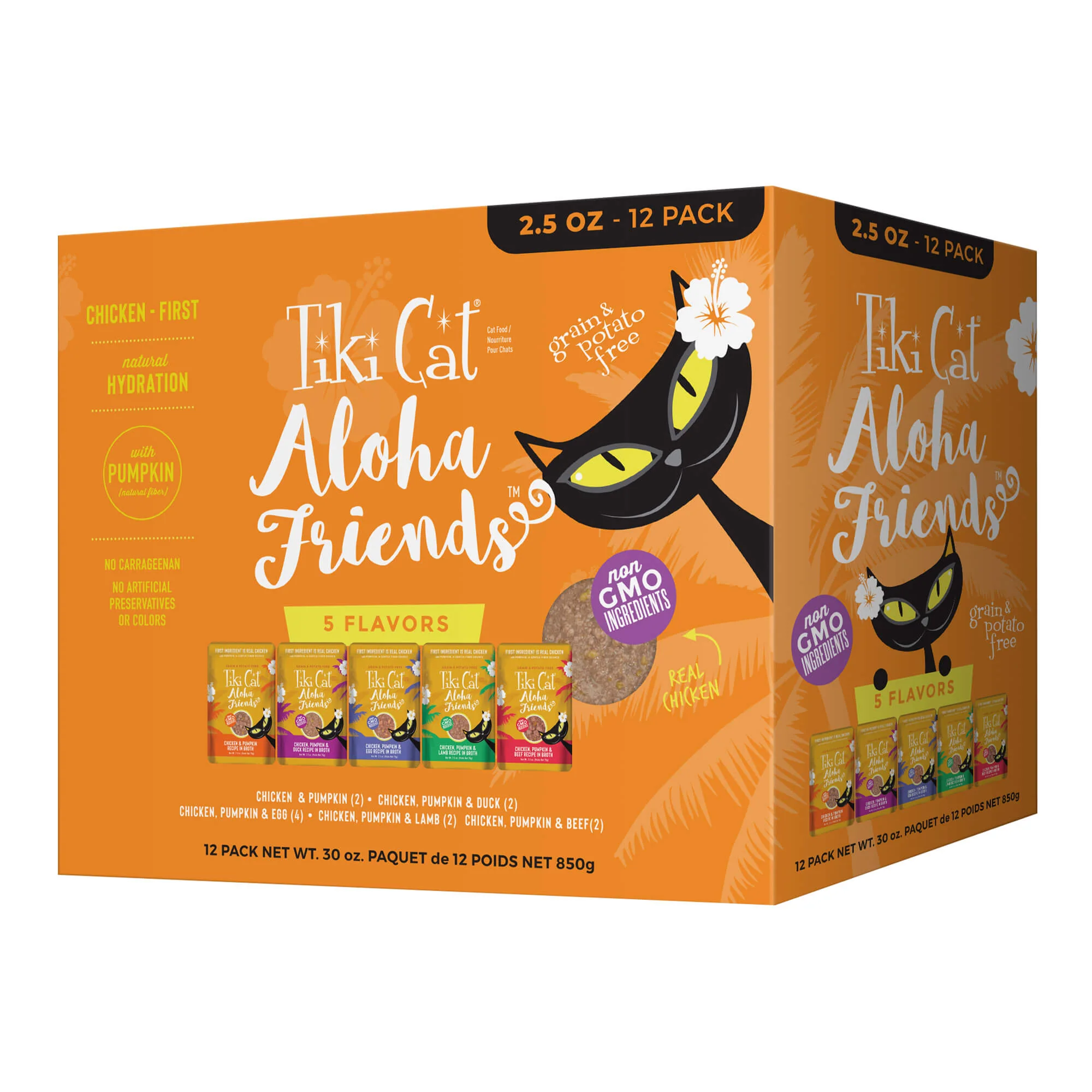 Tiki Cat Aloha Friends Wet Cat Food, Variety Pack, Pouches - Healthber