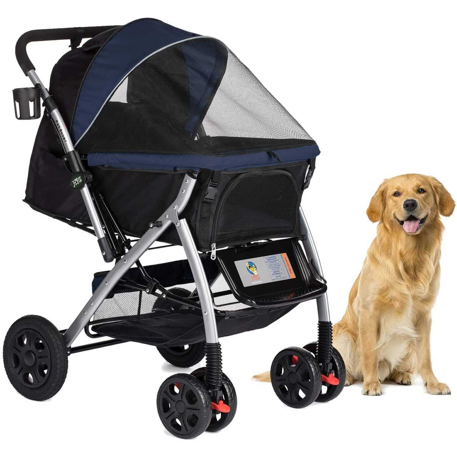 HPZ Rover Premium Heavy Duty Pet Stroller - Healthber