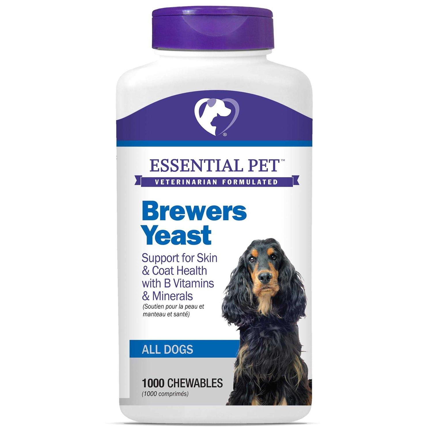 Essential Pet Products Brewers Yeast Chewable Tablets with Garlic - Healthber