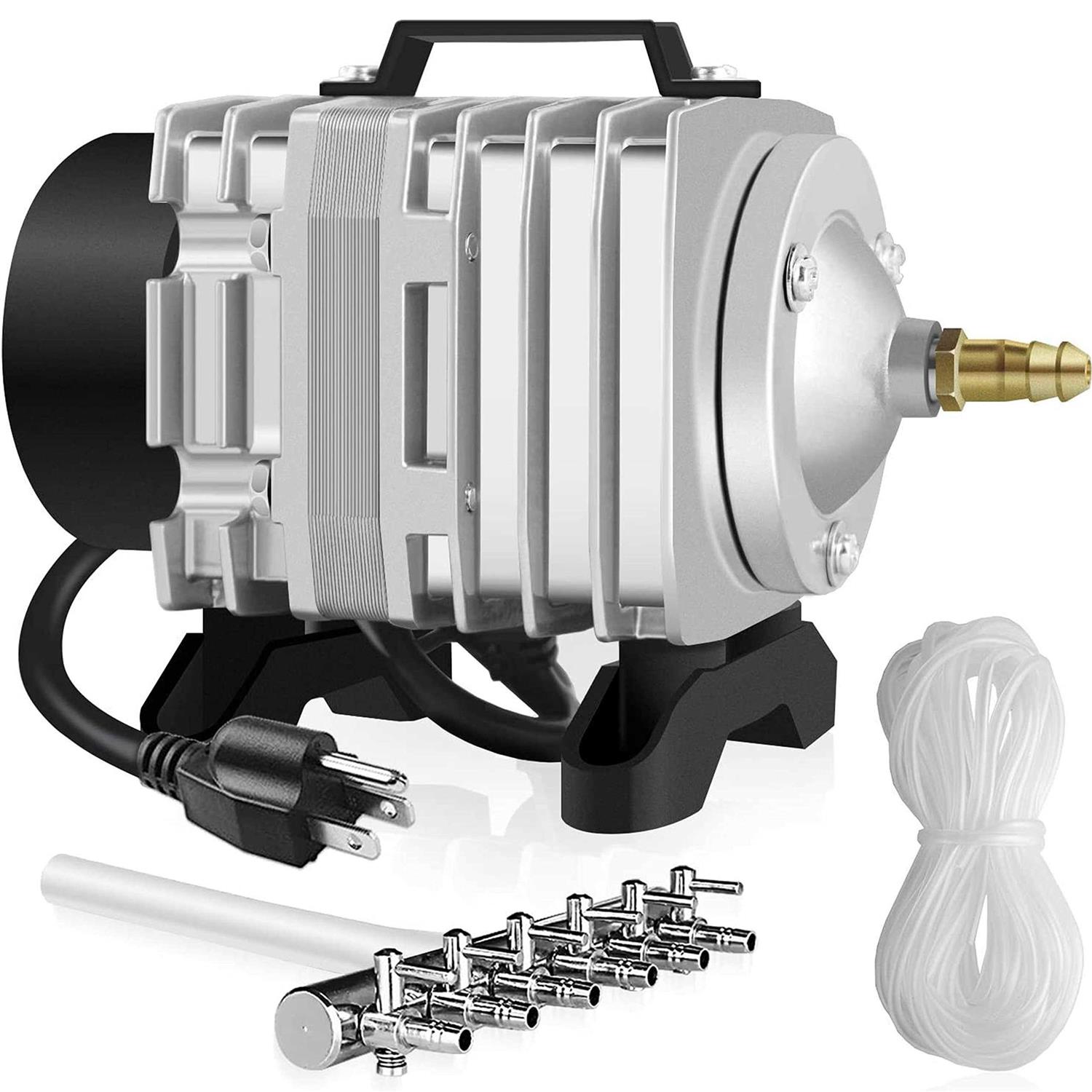 Simple Deluxe Commercial Air Pump for Aquarium and Hydroponic Systems - Healthber