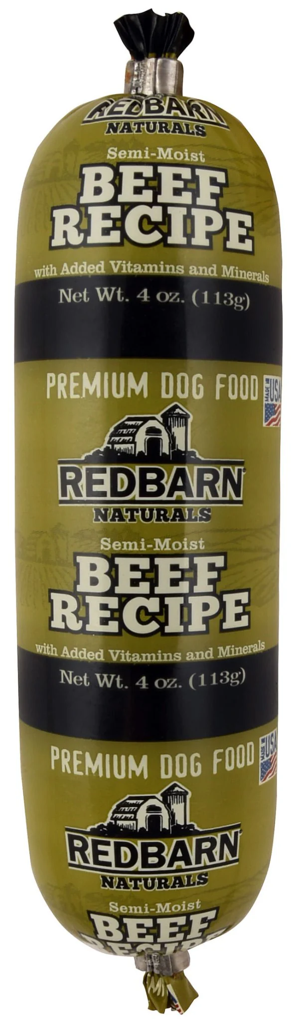 Redbarn Naturals Beef Recipe Dog Food Roll - Healthber