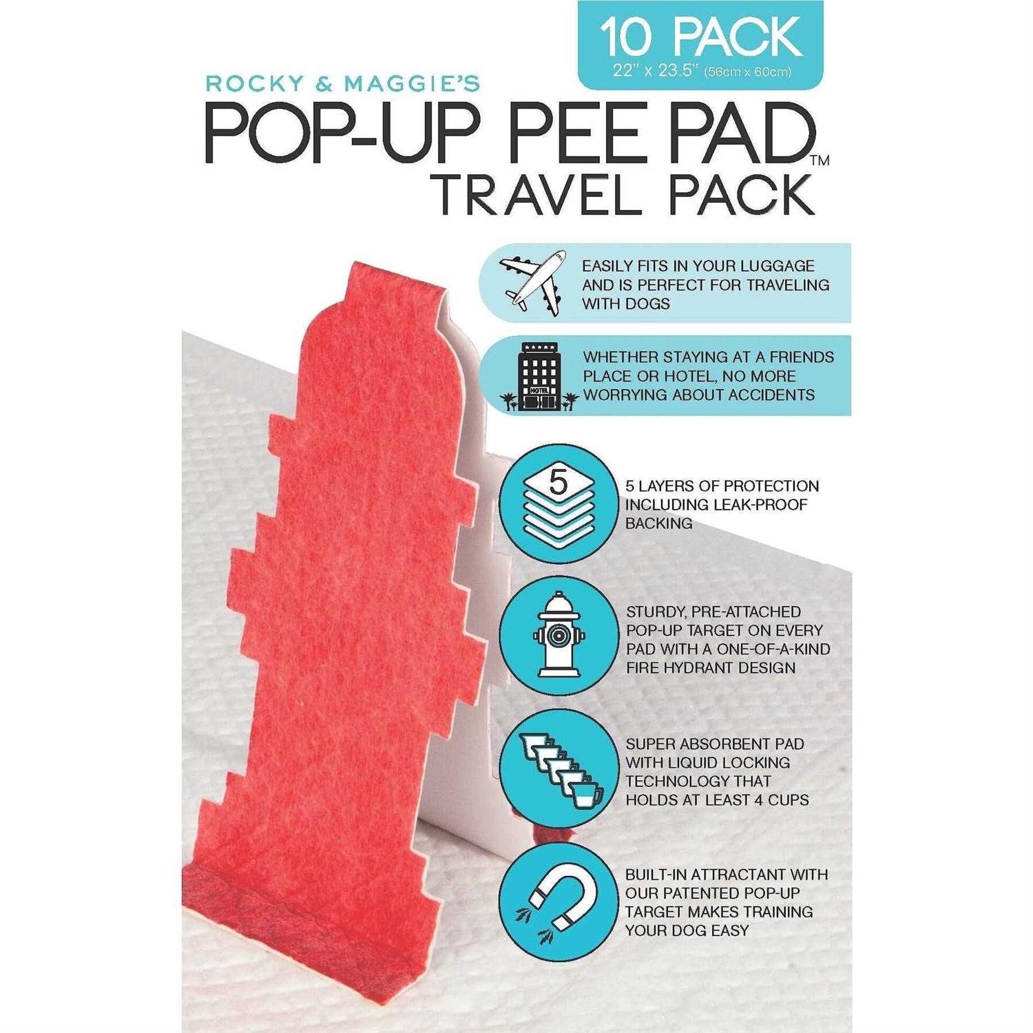 Rocky and Maggie’s Pop-Up Pee Pad for Dogs - Healthber