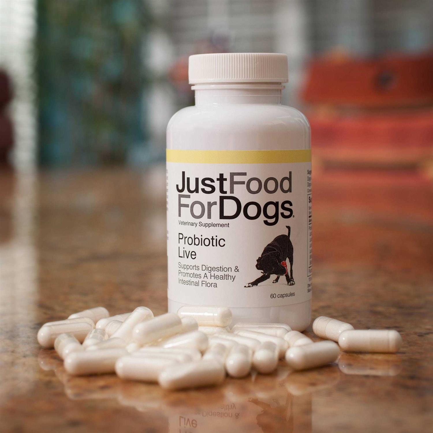 JustFoodForDogs Probiotic Caplets for Dogs - Healthber
