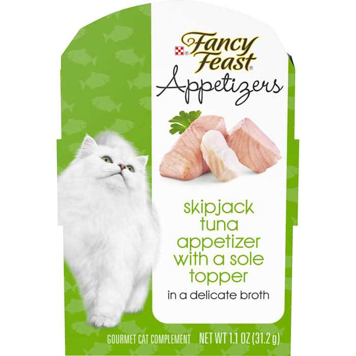 Fancy Feast Cat Food Wet Appetizers Skipjack Tuna - Healthber