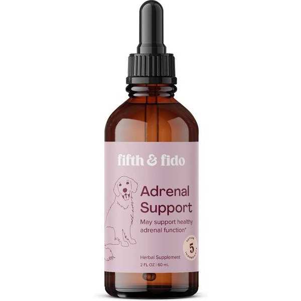 Fifth and Fido Adrenal Balance Liquid Hormone Supplement for Dogs & Cats - Healthber