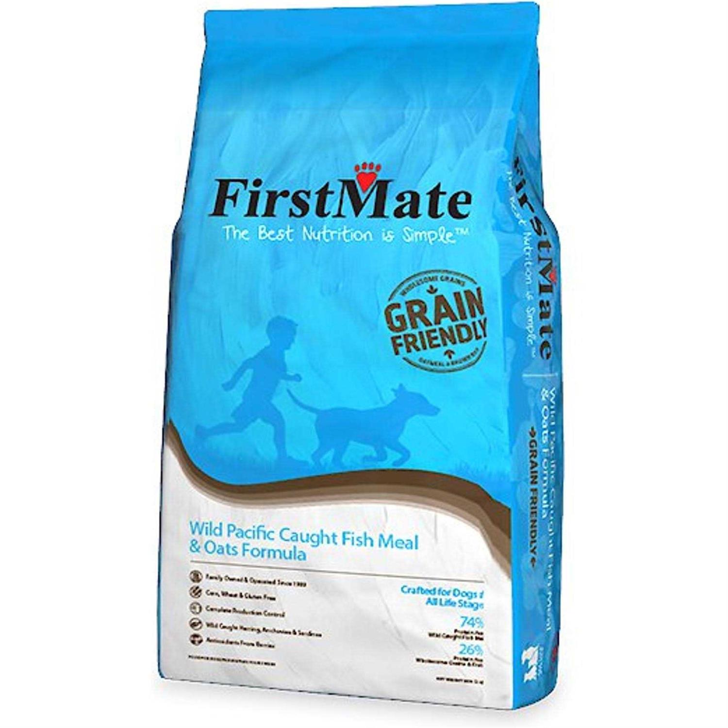 FirstMate Grain Friendly Dog Food Wild Pacific Caught Fish & Oats - Healthber