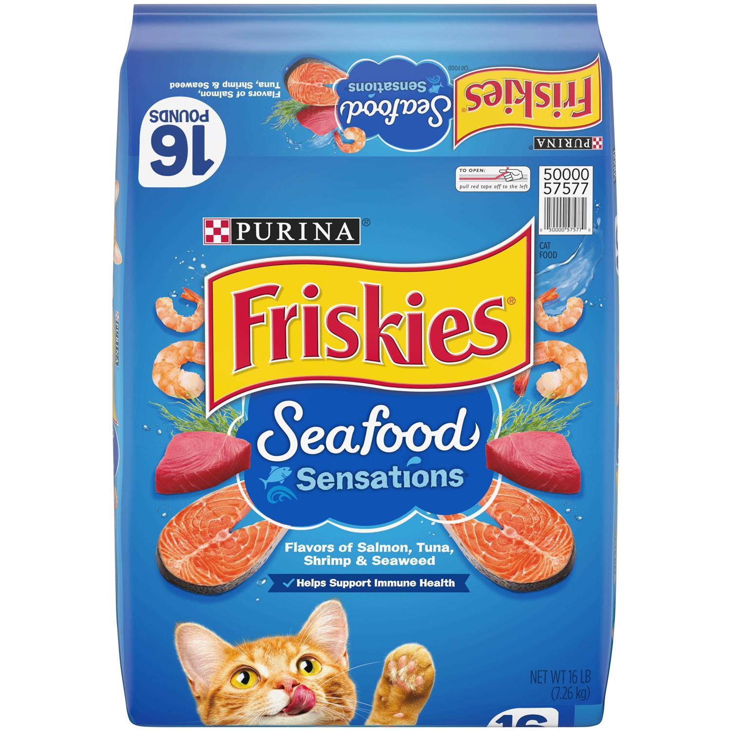 Friskies Seafood Sensations Dry Cat Food - Healthber