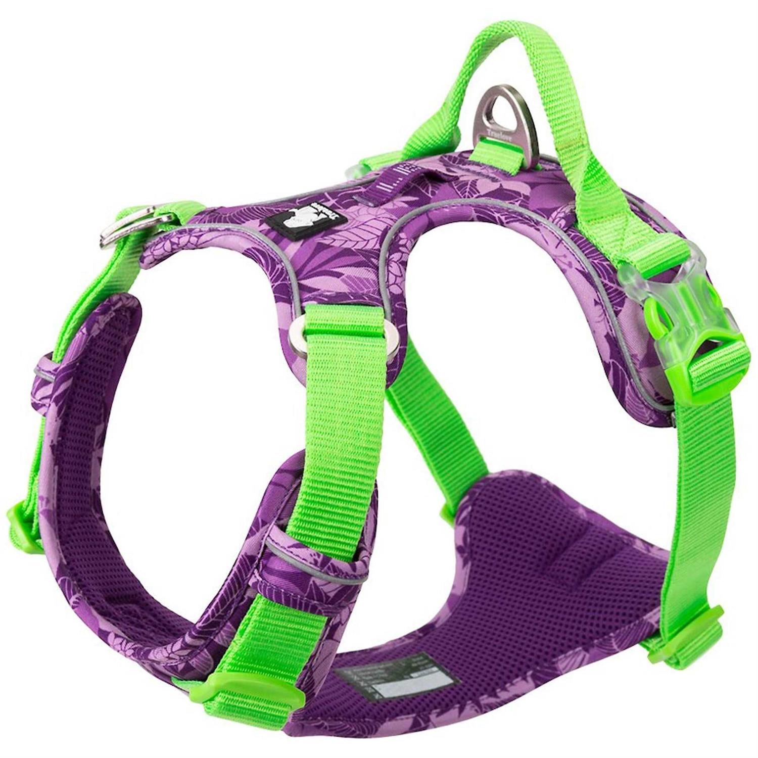 Chai’s Choice Premium Tropic Thunder Edition Dog Harness No Pull Dog Harness with Quick-Release Neck Strap for All Sized Dogs - Healthber