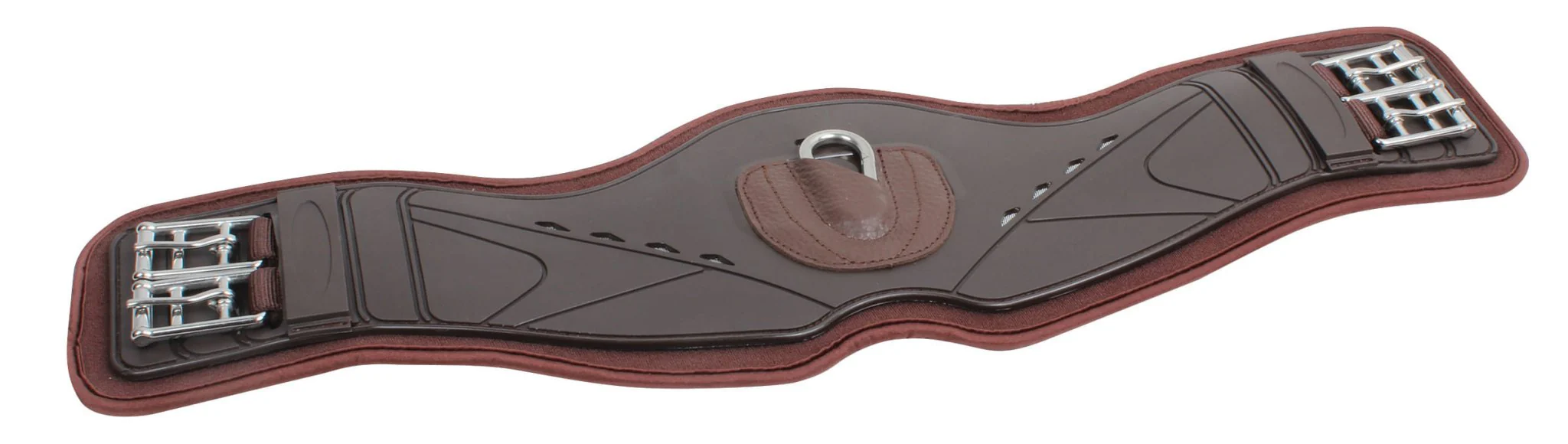 Professional's Choice Contoured Monoflap Girth, Chocolate - Healthber