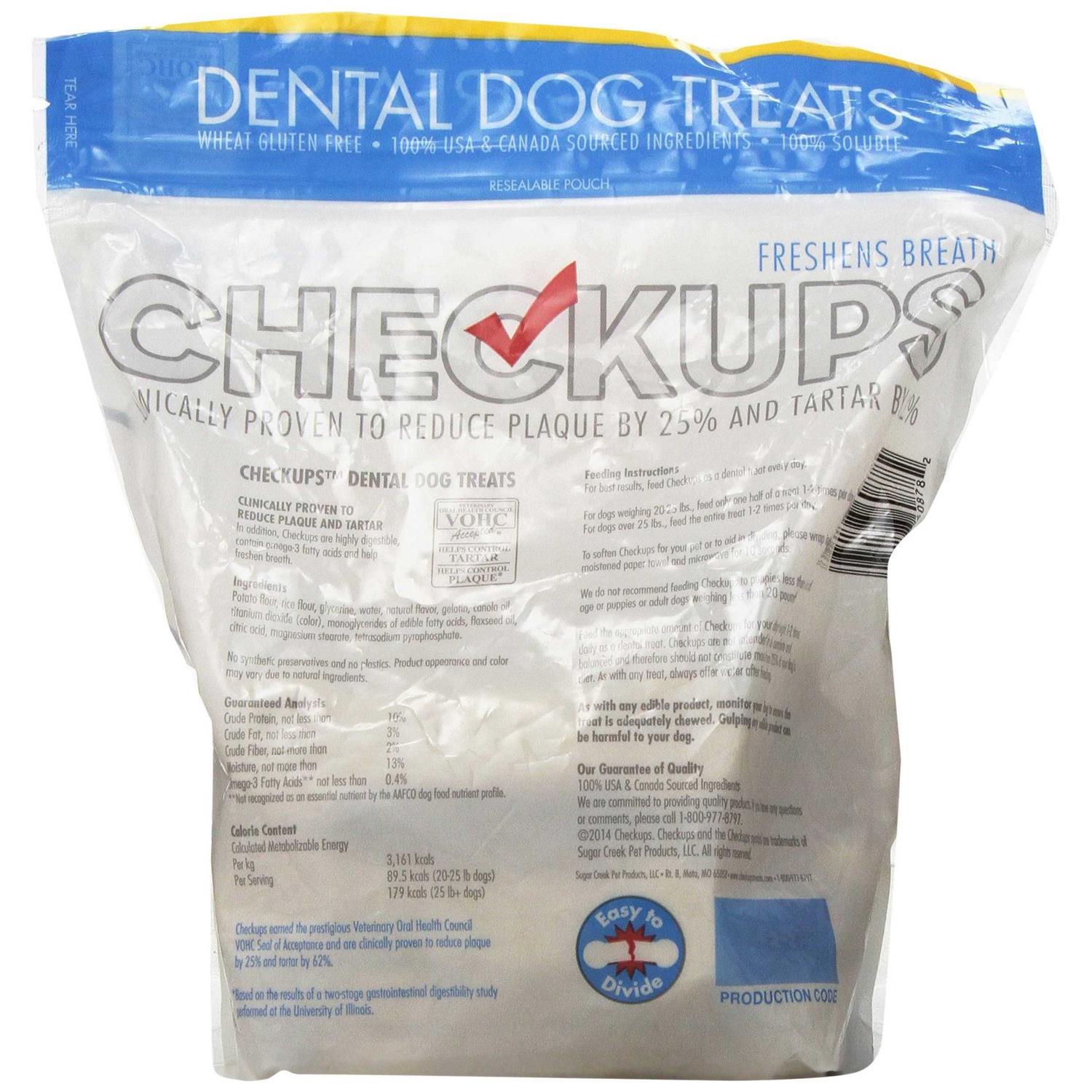 Checkups Dental Dog Treats - Healthber