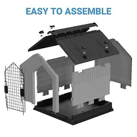 Mirapet Modern Pet House with Durable, Weatherproof Design and Easy Installation - Healthber