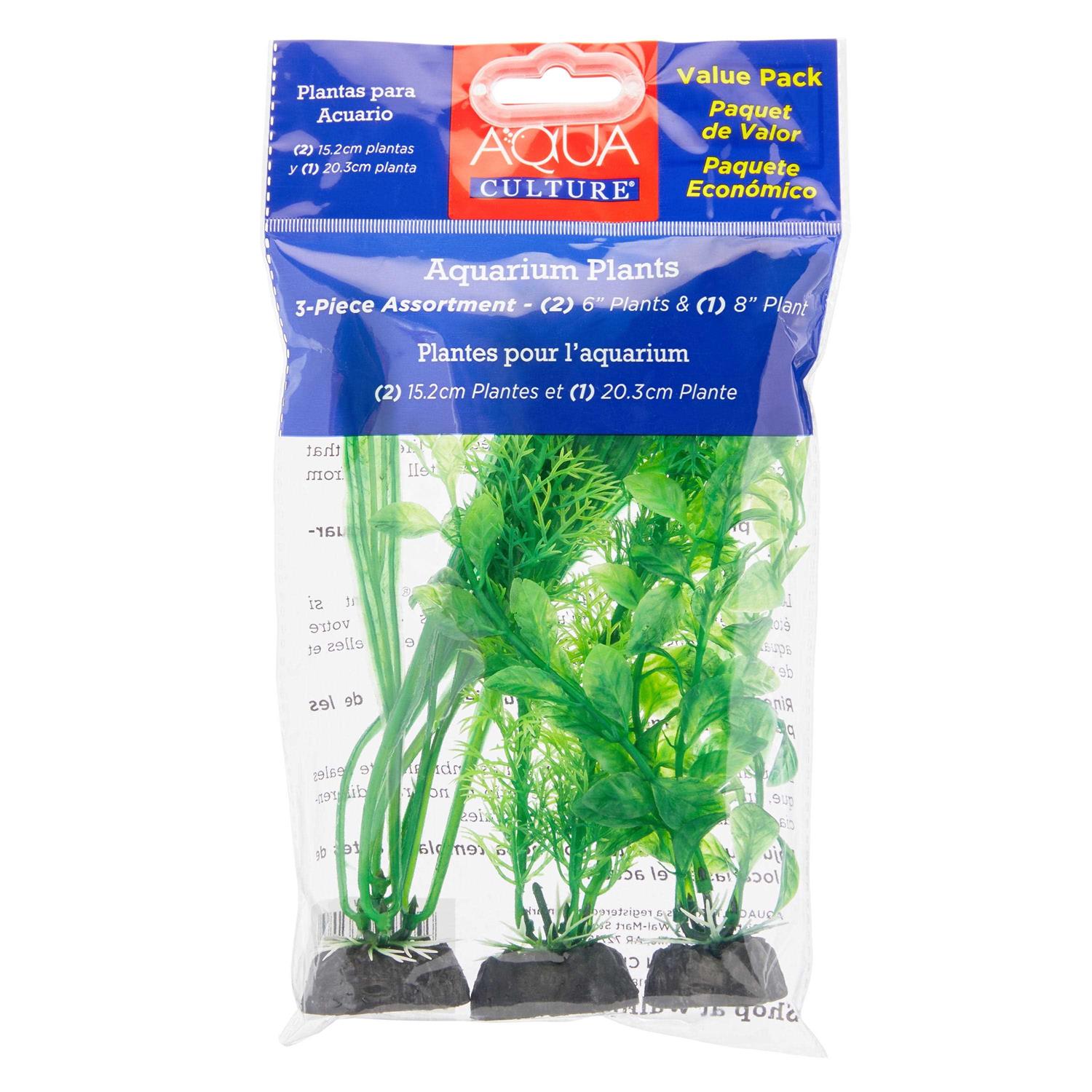 Aqua Culture Aquarium Plants 3 Count - Healthber