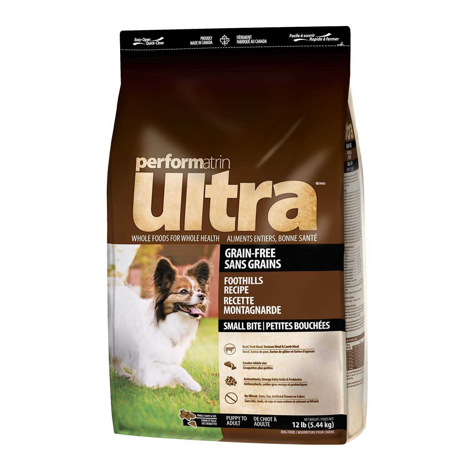 Performatrin Ultra Grain Free Foothills Recipe Dry Dog Food - Healthber