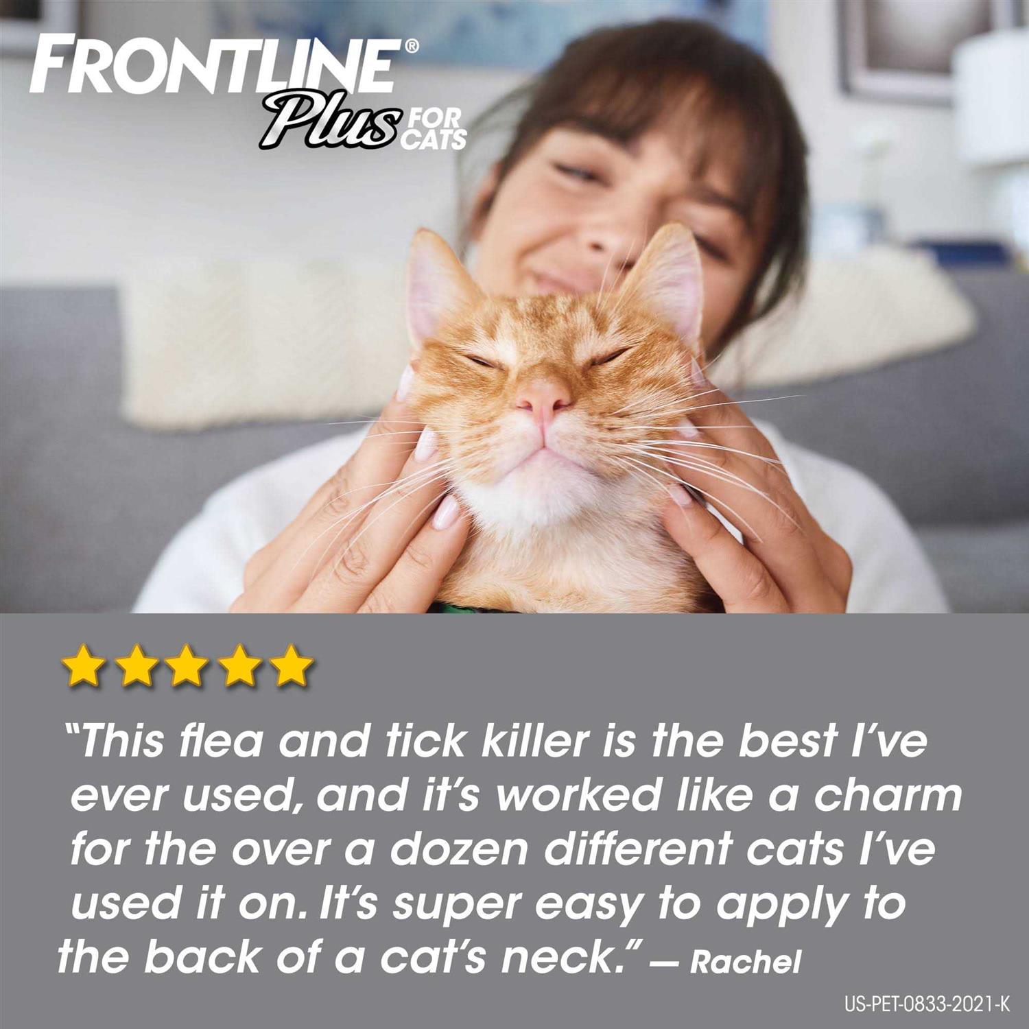 Frontline Plus Flea & Tick for Cats - Healthber