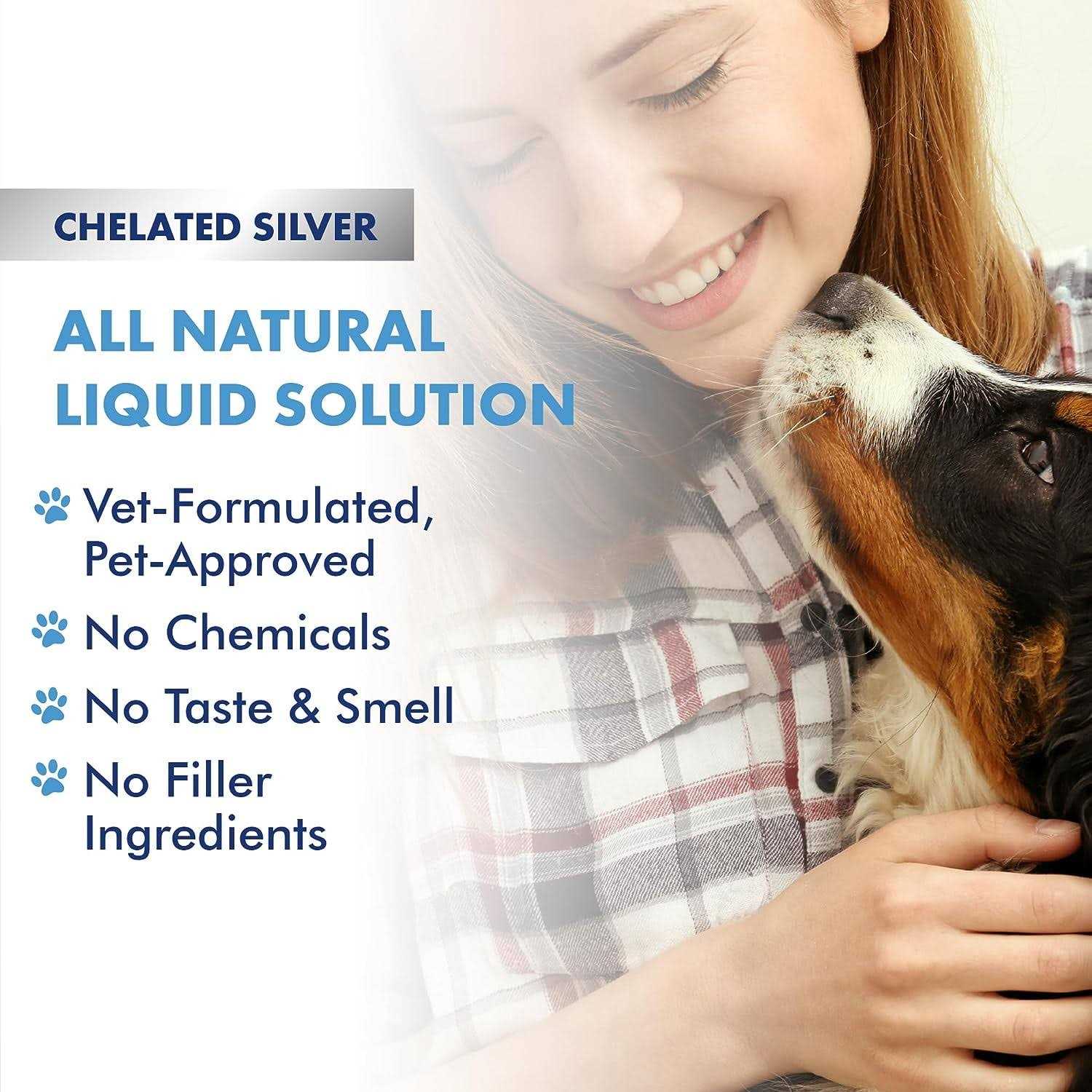 Petsilver Respiratory Solution with Chelated Silver, for Cats and Dogs - Healthber